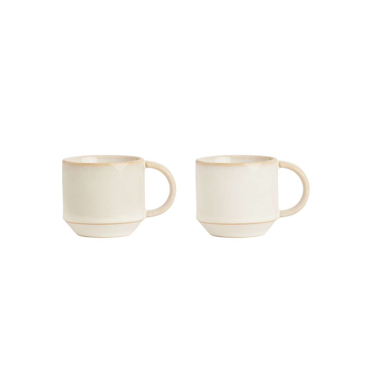 Terracotta espresso cup OYOY LIVING DESIGN White
