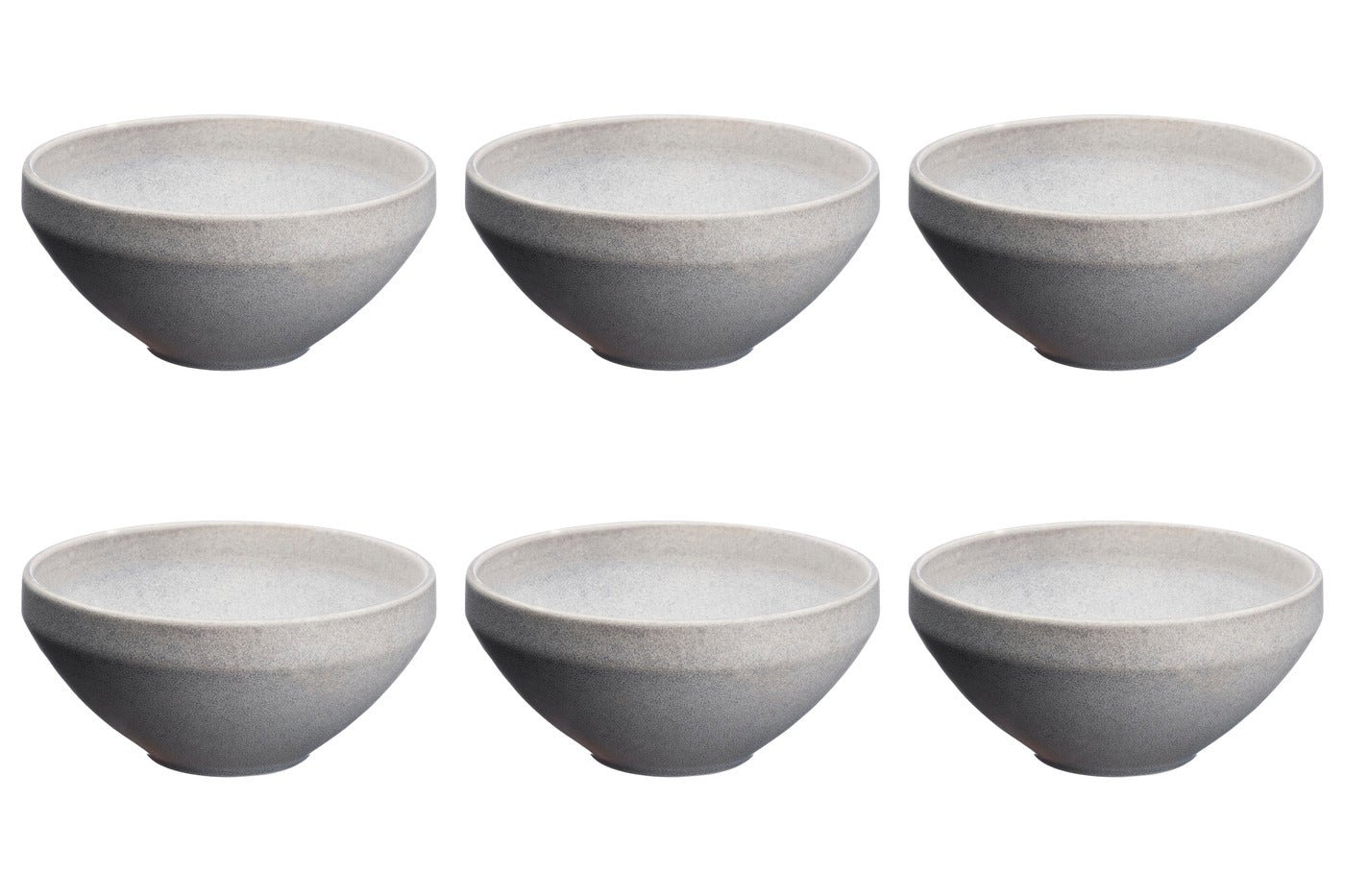 Stone bowl ø17.5cm - 6 pieces - moon gray BJORN Grey