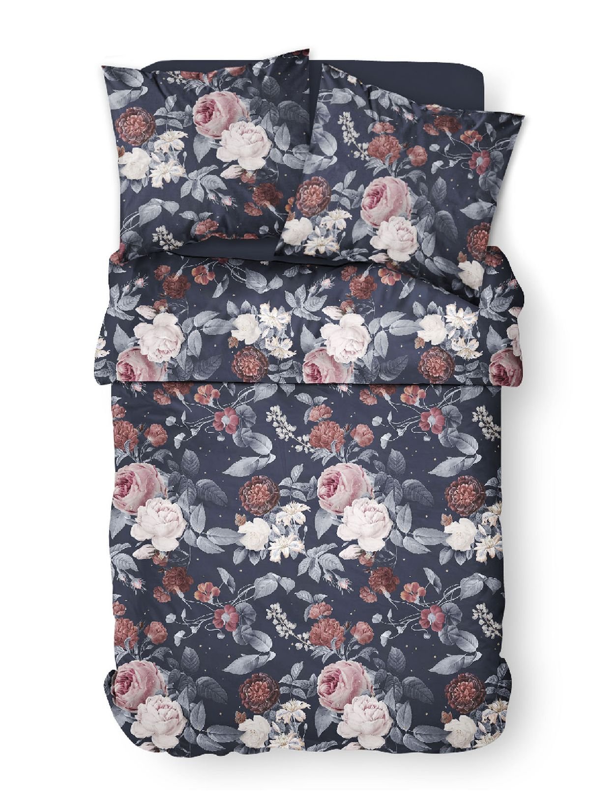 Printed cotton bedding set TODAY LINGE DE MAISON Black