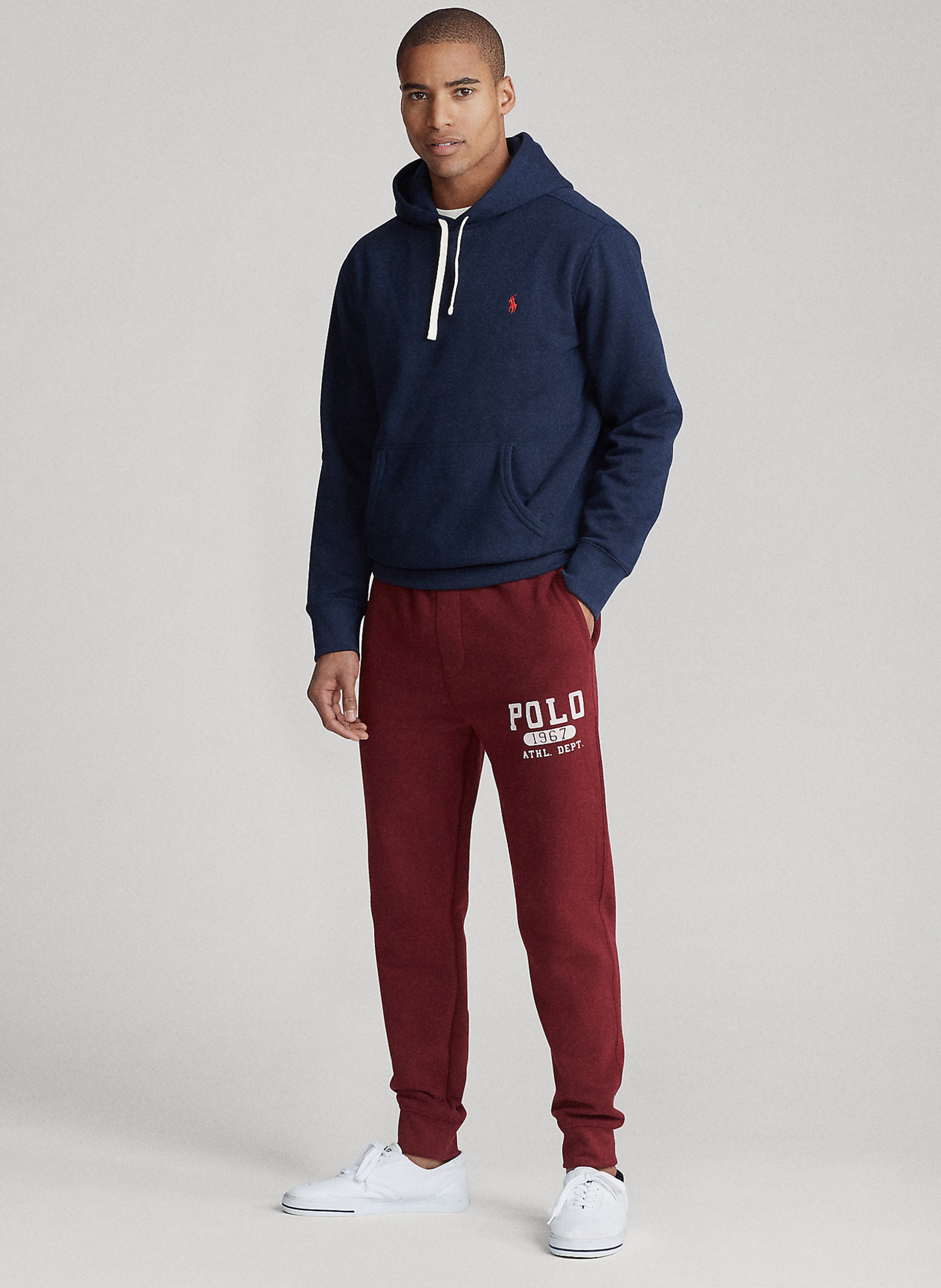 Kapuzensweatshirt aus Baumwoll-Mix, Regular Fit Blau