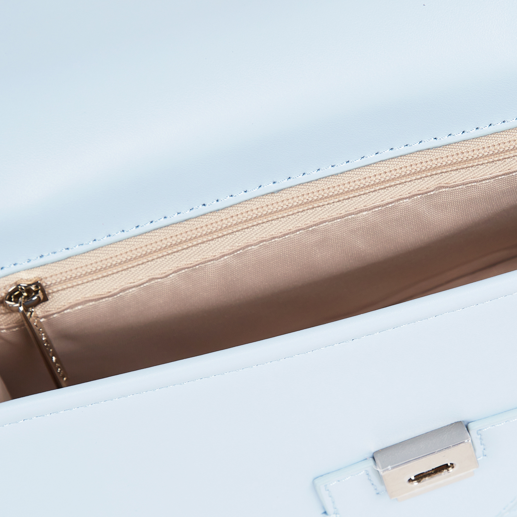 Sac à main en cuir Bleu