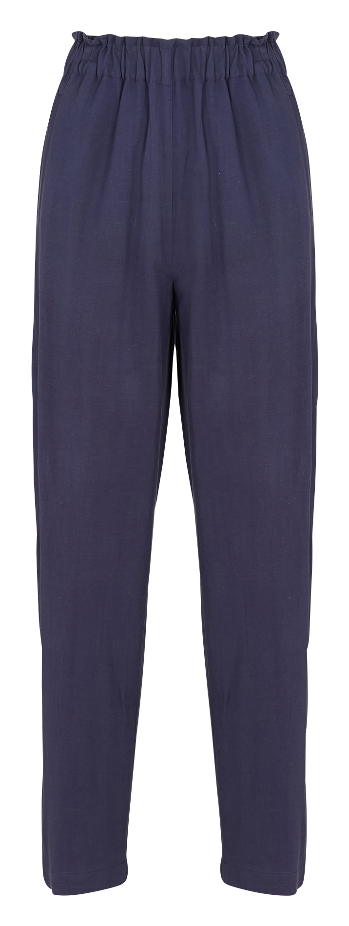 Straight viscose-blend pants BELLA JONES Blue