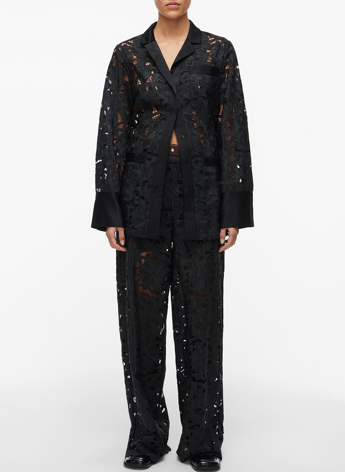 Pantalone largo Grigio