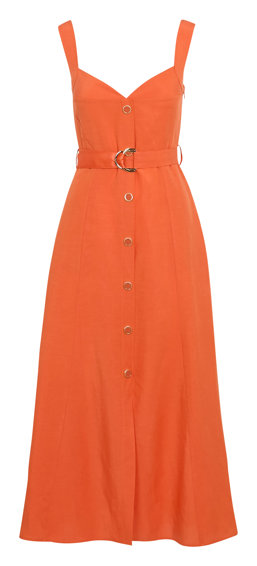 ワンピース LIU JO Woman Dress Brick Red WA5312T4818 71446 Fitted long dress Terracotta Liu Jo - Women WA5312T4818
