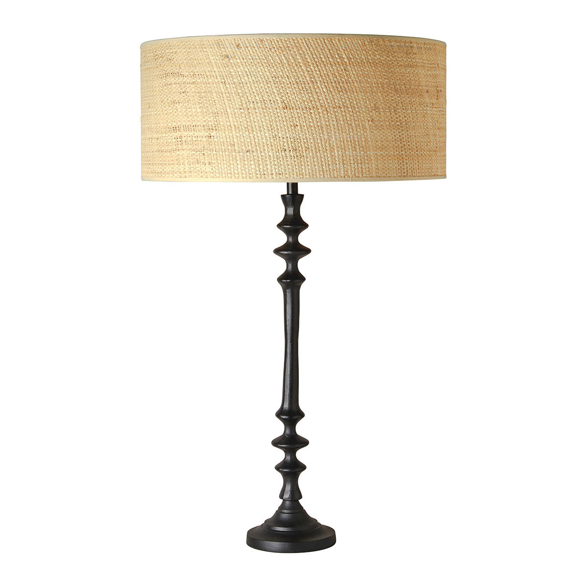 Metal lamp base BLANC D'IVOIRE Black