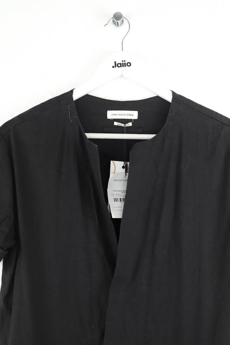 Cotton jumpsuit ISABEL MARANT ÉTOILE - SECONDE MAIN Black