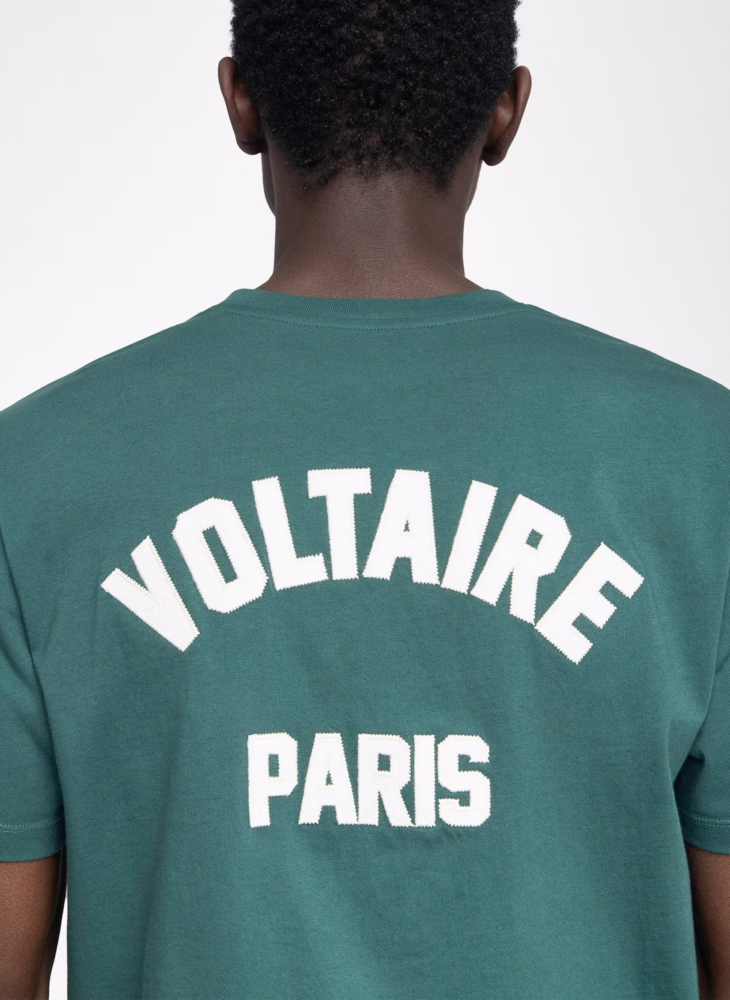 Tee-shirt col rond en coton ZADIG&amp;VOLTAIRE Vert