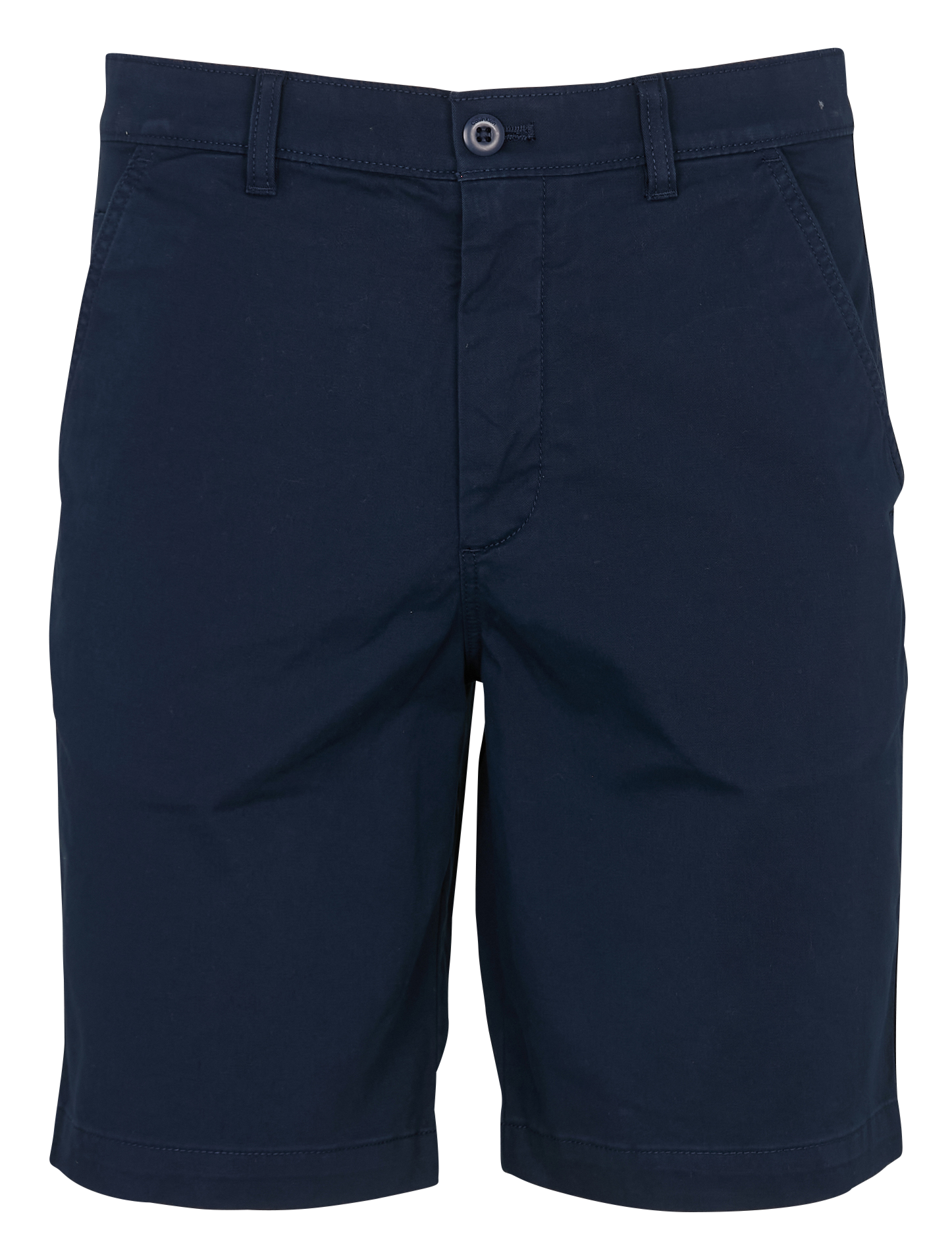 Short solid color chino in blended cotton. CALVIN KLEIN Blue