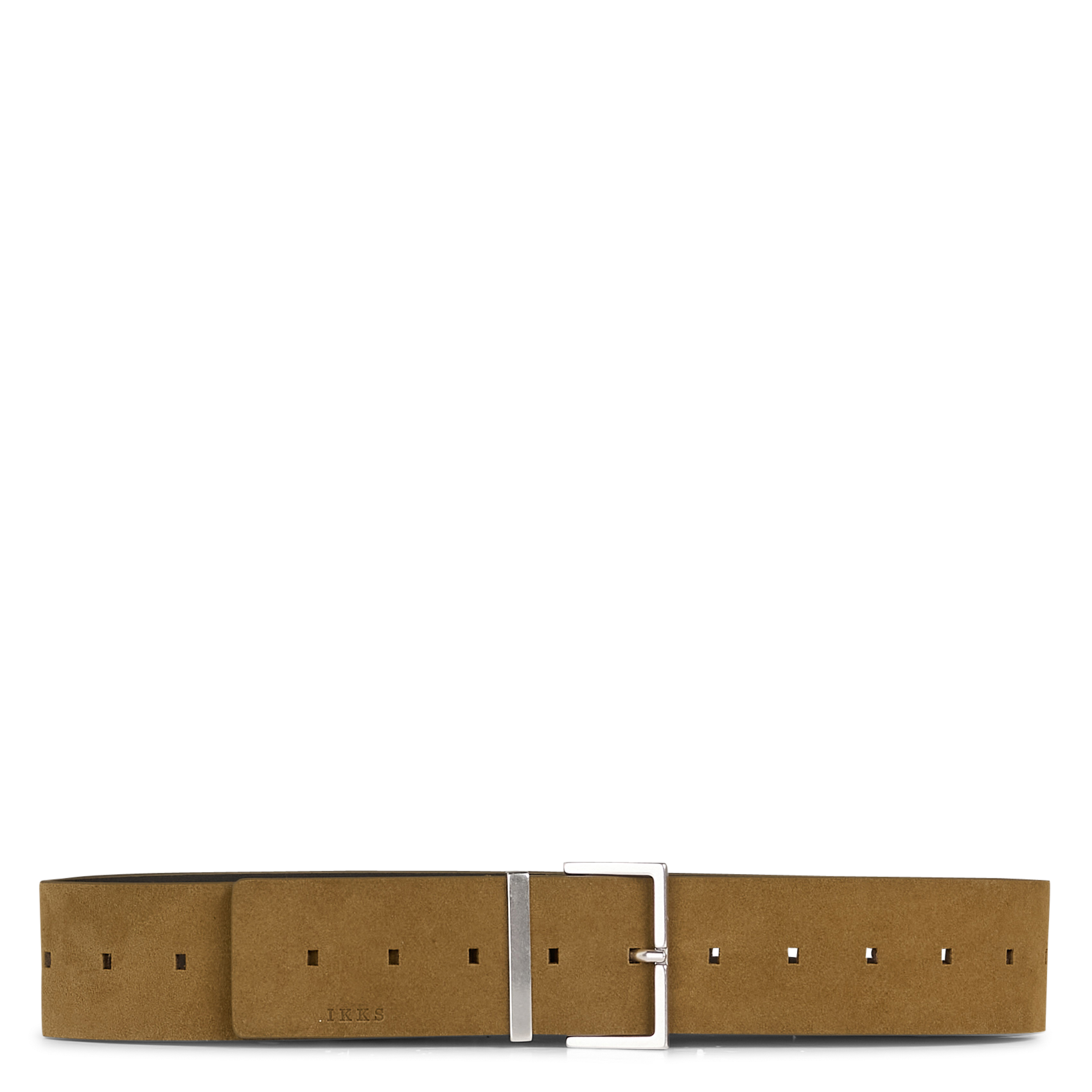 - Buckle closure. - Width: 3 cm.  IKKS Beige