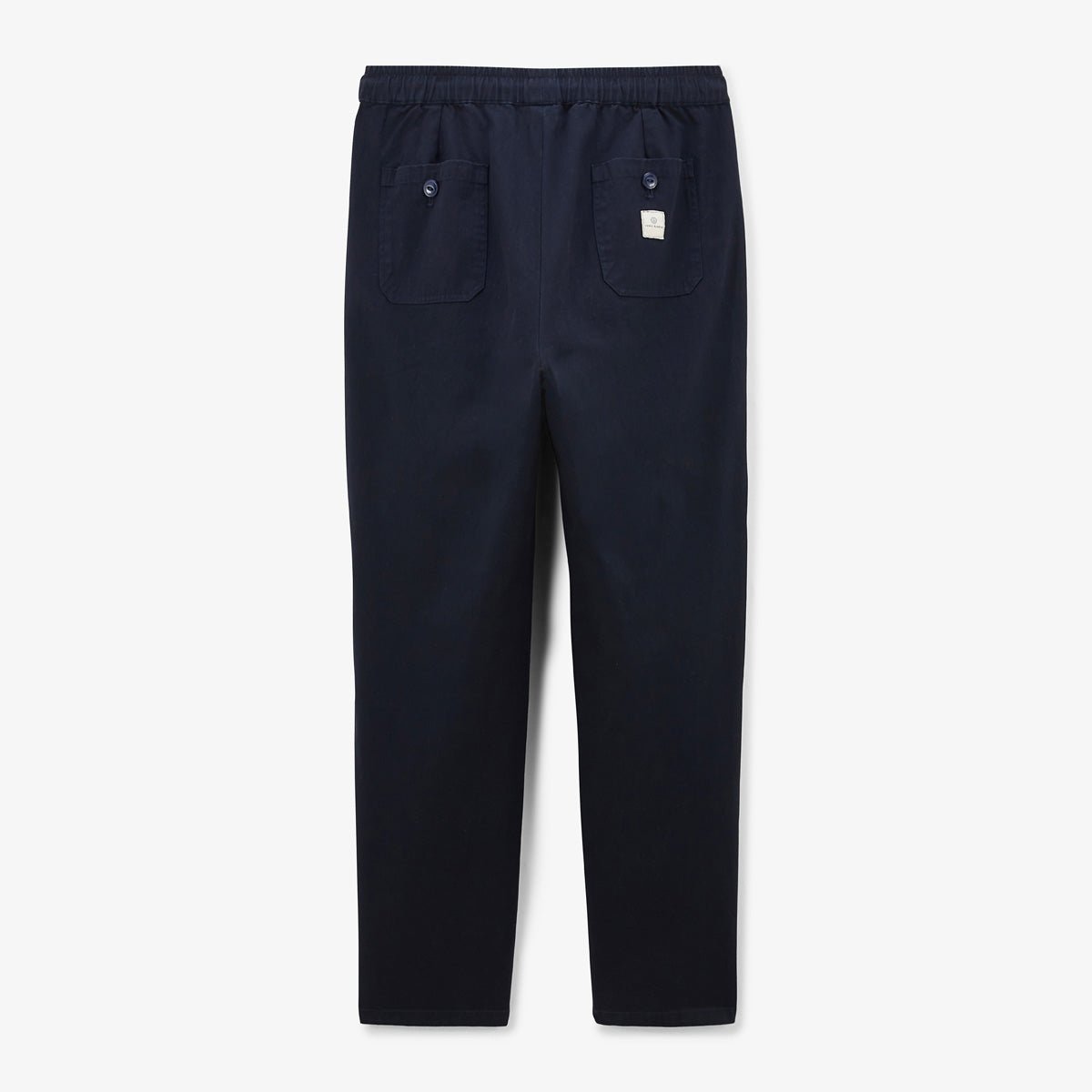 Tapered cut pants with elastic waistband SERGE BLANCO Blue