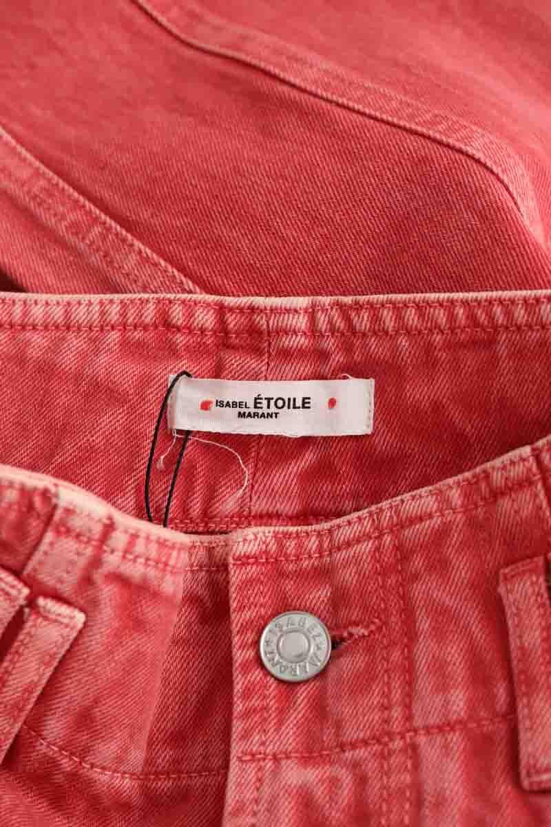 - Straight-leg jeans
- 5 pockets
- Straight cut
- Faded effect ISABEL MARANT ÉTOILE - SECONDE MAIN Orange