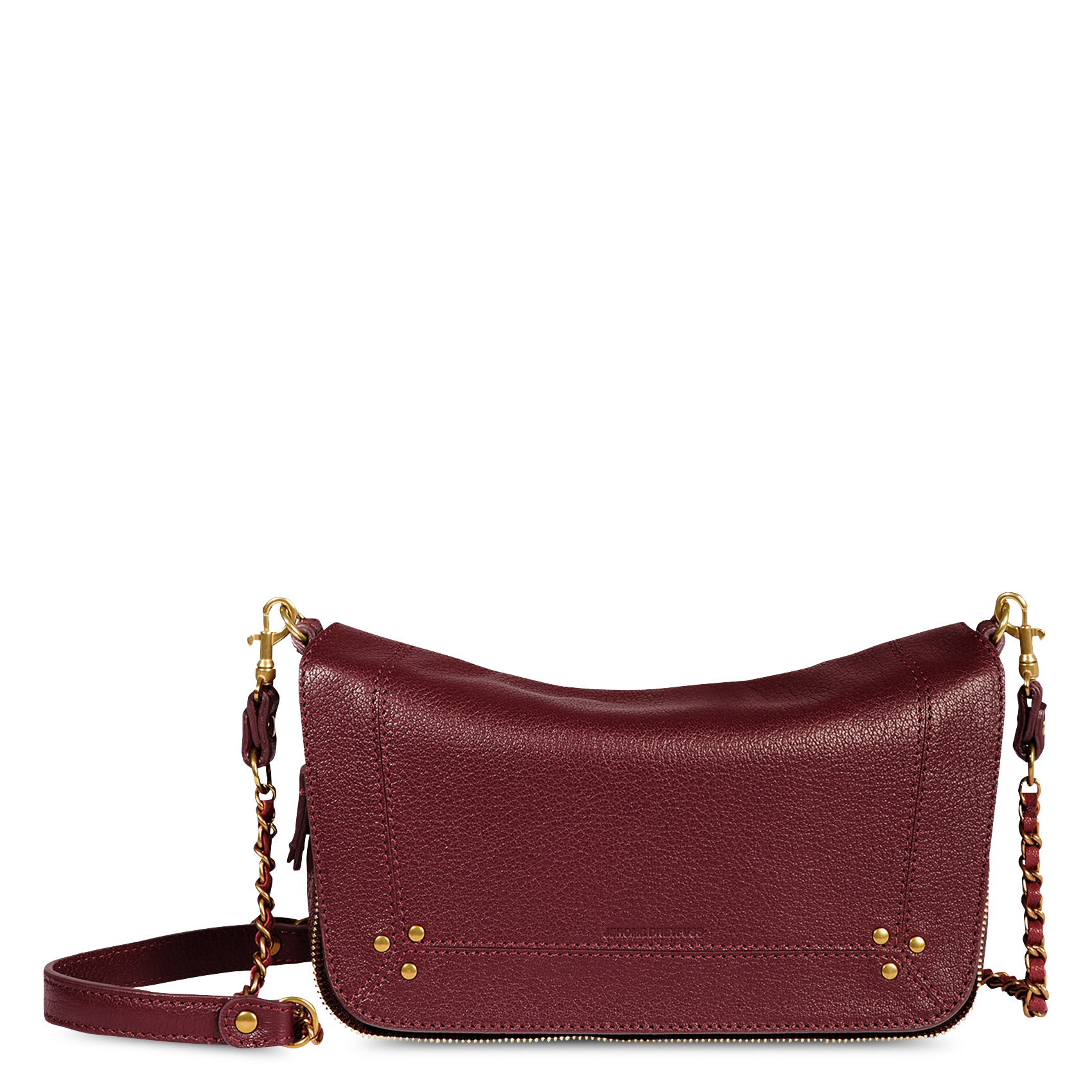 Dori leather shoulder bag JEROME DREYFUSS Red