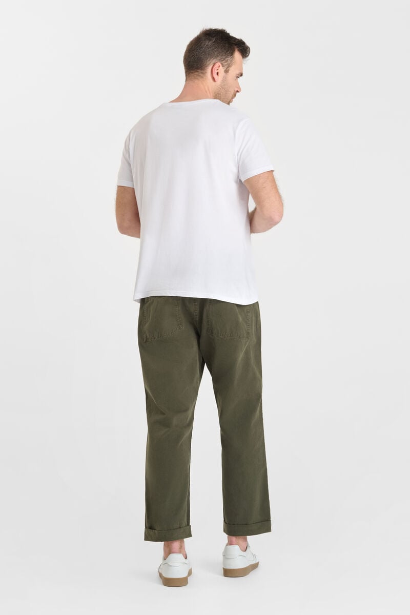 Loose, wide-leg pants LE TEMPS DES CERISES Khaki