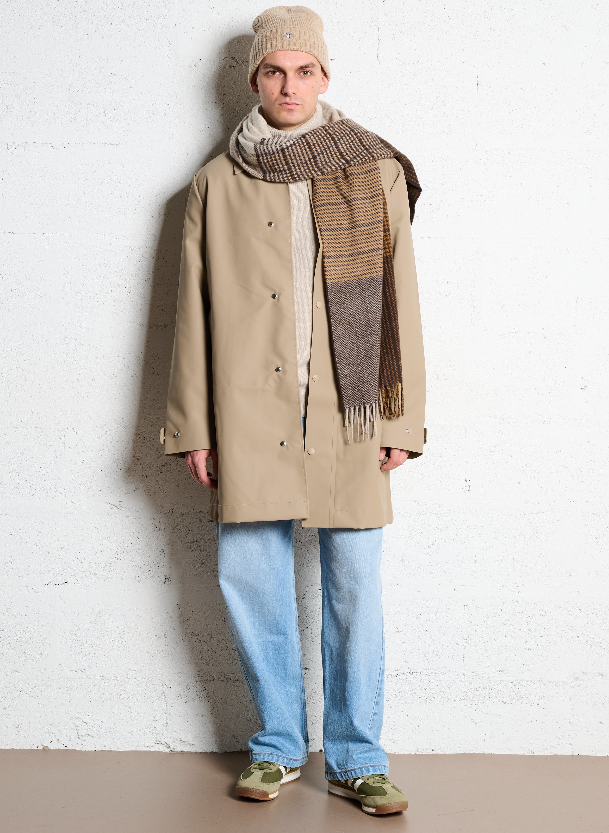 Baskets basses unies à lacets ADIDAS Vert