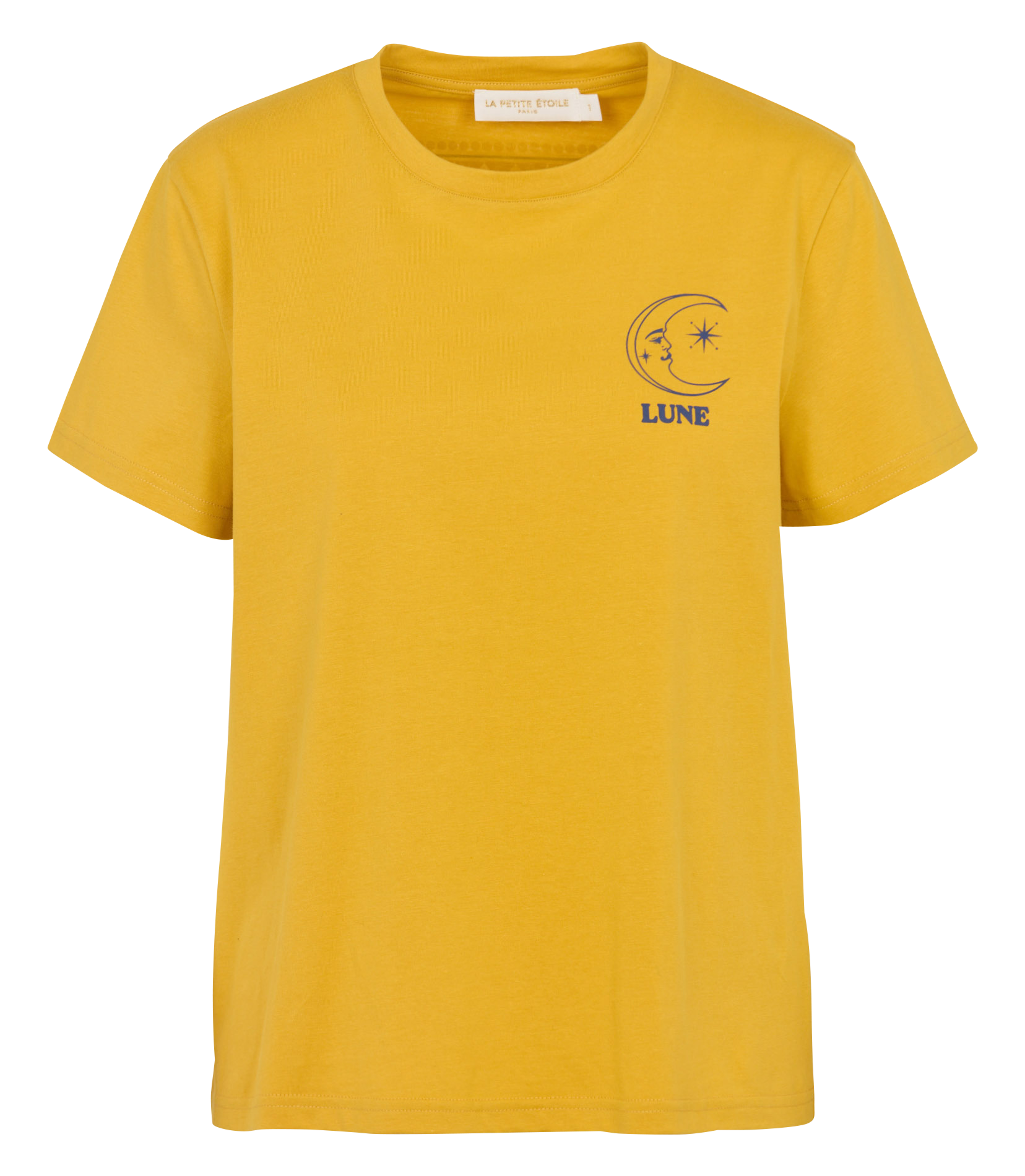 Loose-fit round-neck screen-printed cotton T-shirt LA PETITE ETOILE Multicolored