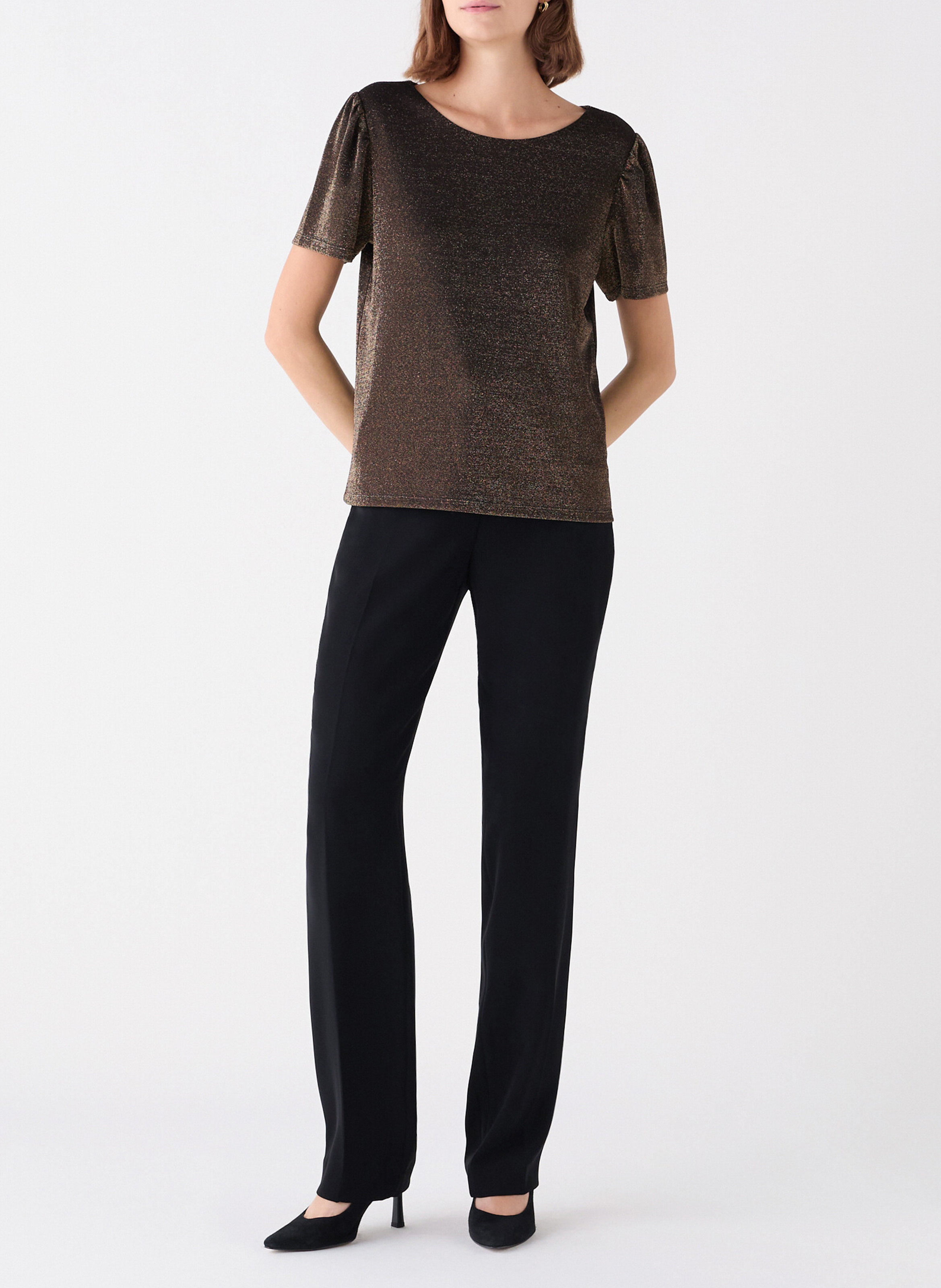 Tee-shirt col rond CAROLL Orange