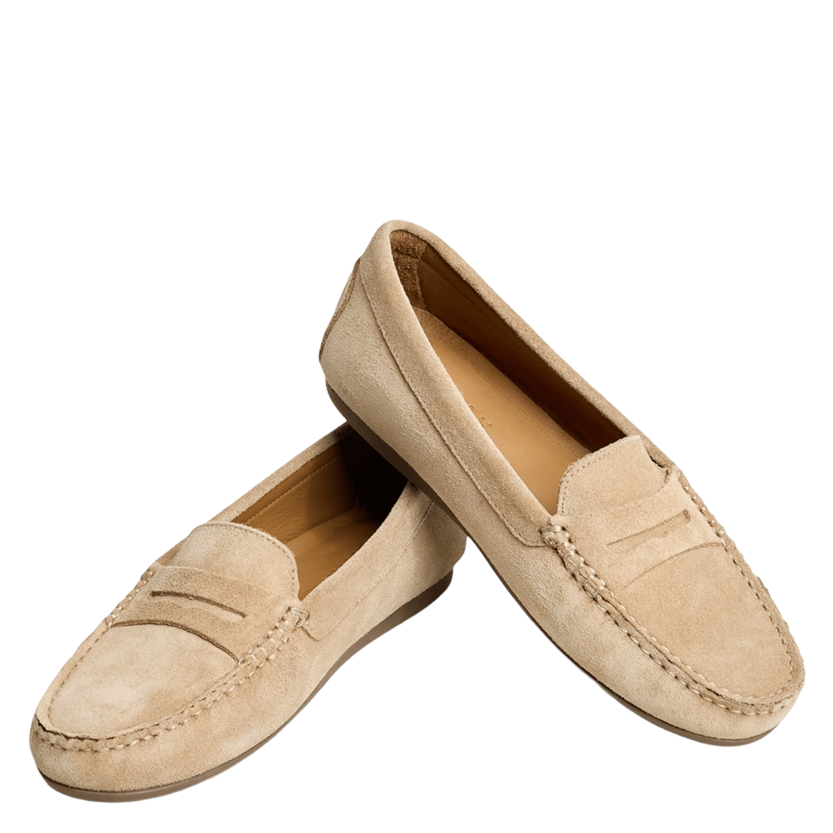 Mocassins en cuir JONAK Beige