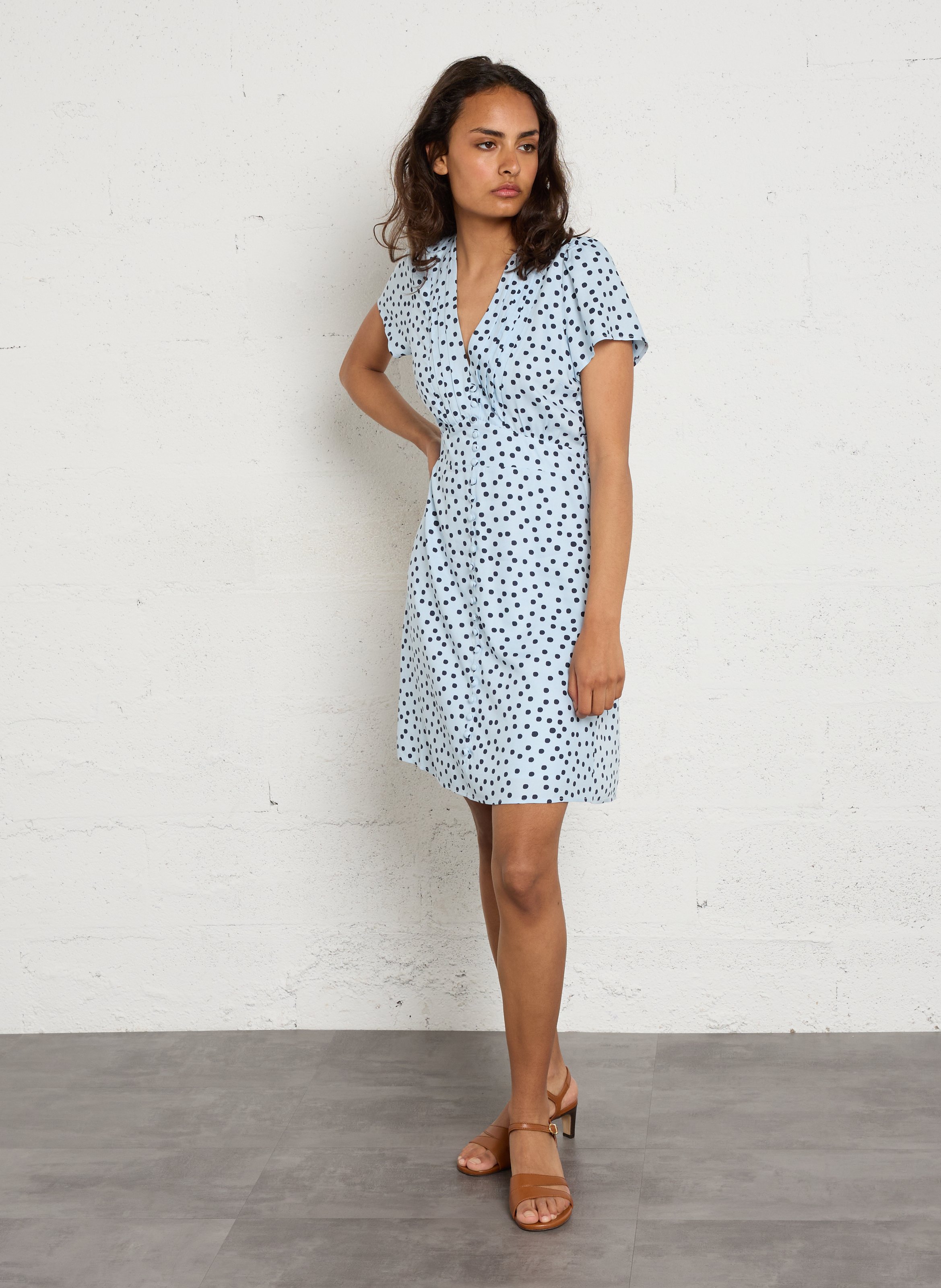 Sandales à talons en cuir MAISON TOUFET Marron