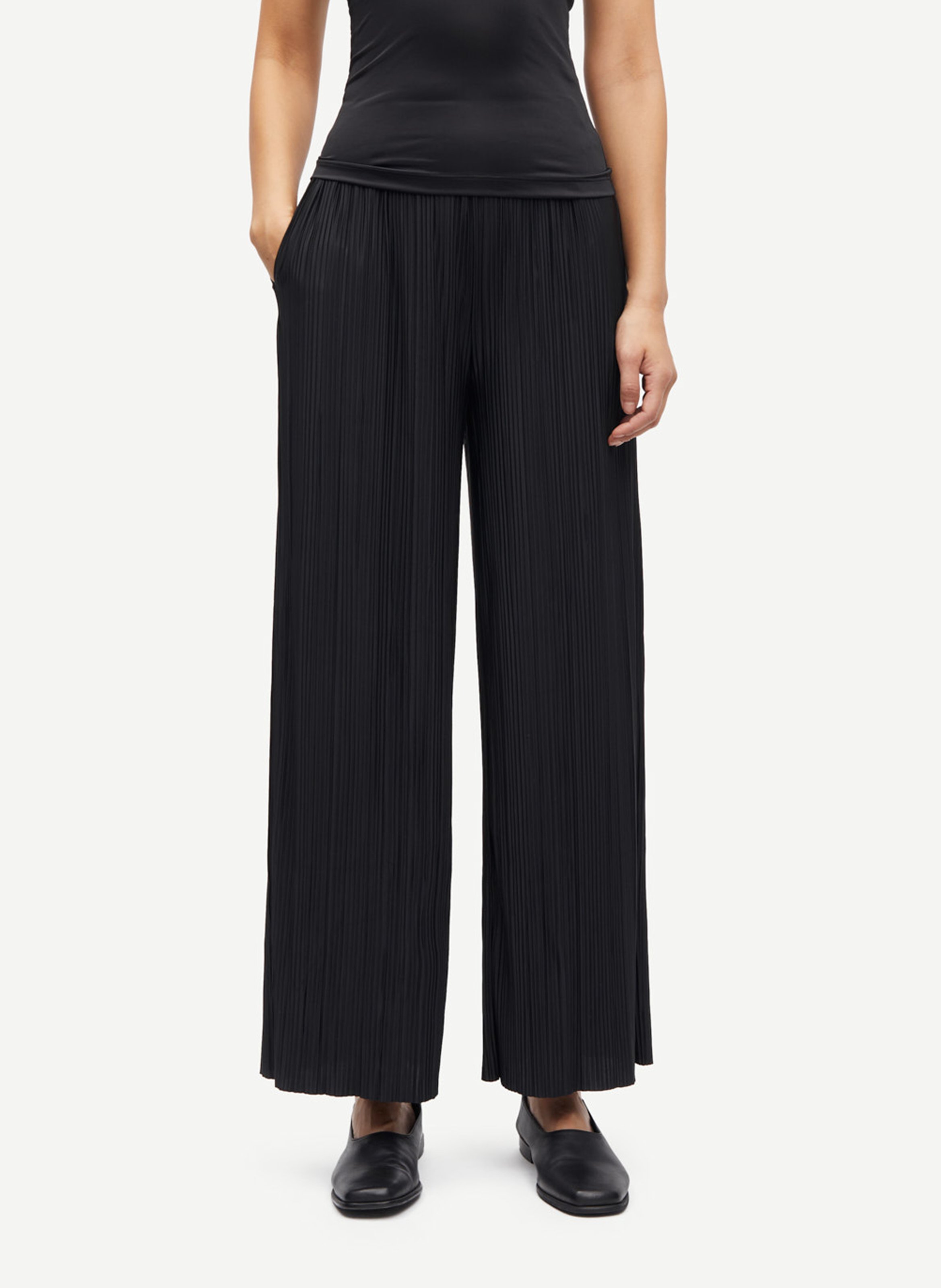Pantalon large plissé SAMSOE SAMSOE