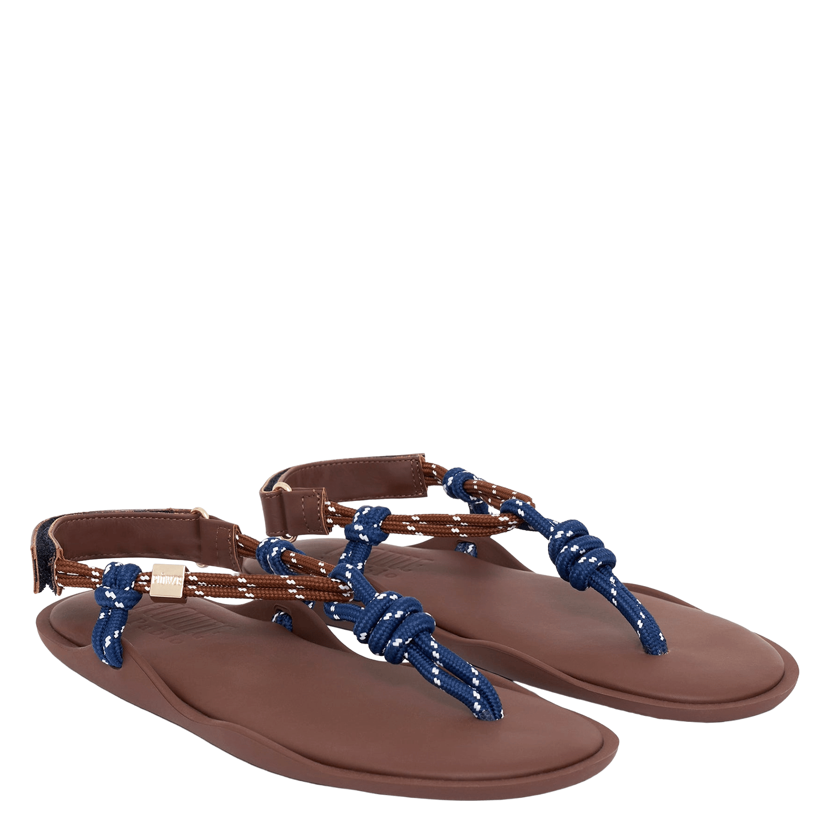 Sandales plates  PABLO Marron