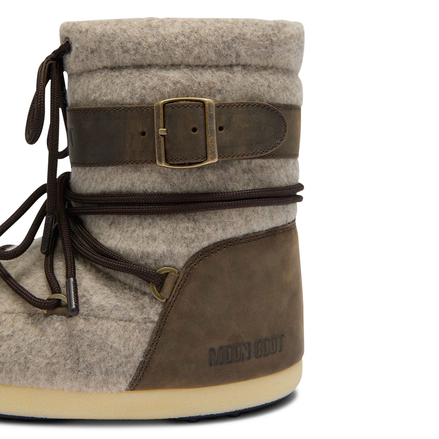 Bottes à lacets MOON BOOT Marron