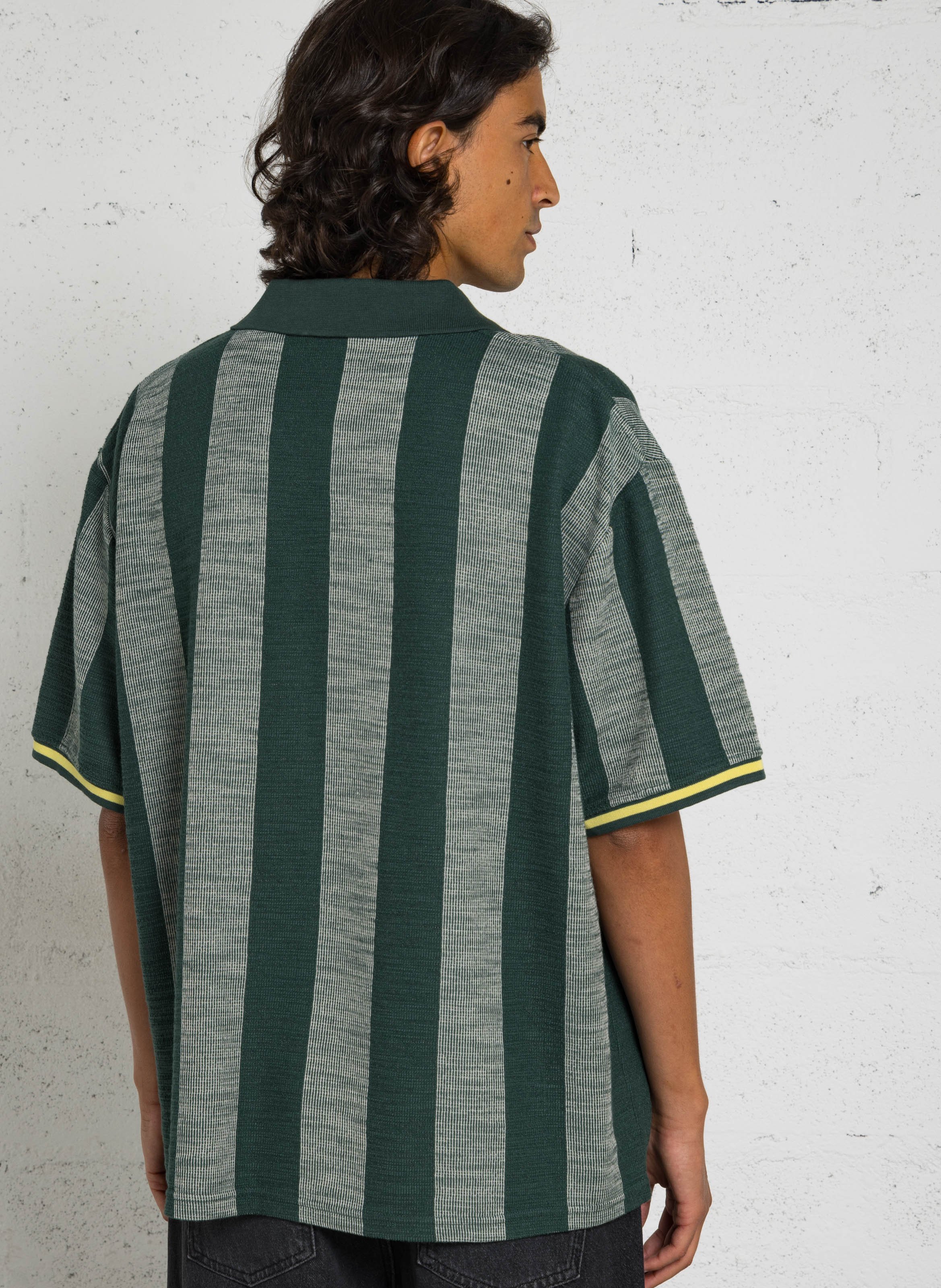 T-shirt oversize à rayures LES DEUX Vert