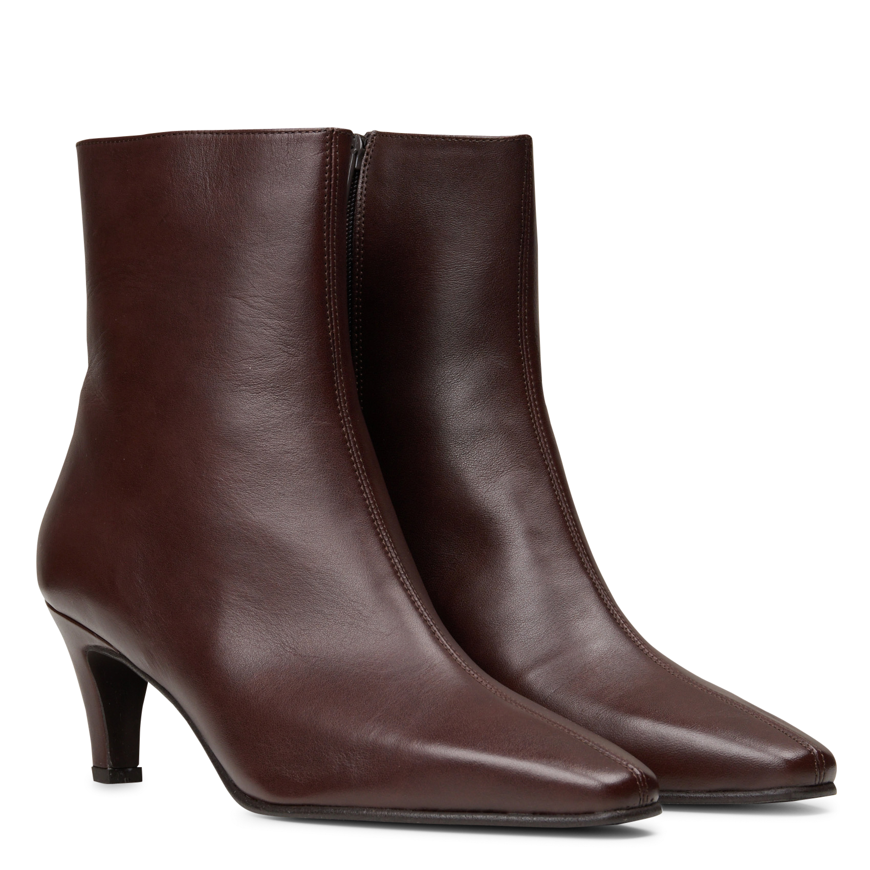 Heeled suede mid-calf boots | Brown MELLOW YELLOW Women
