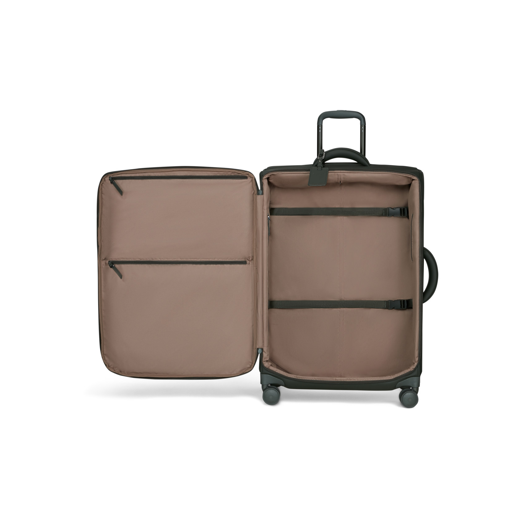 Lost in Berlin 4-Wheel Suitcase Size L | Khaki LIPAULT Women