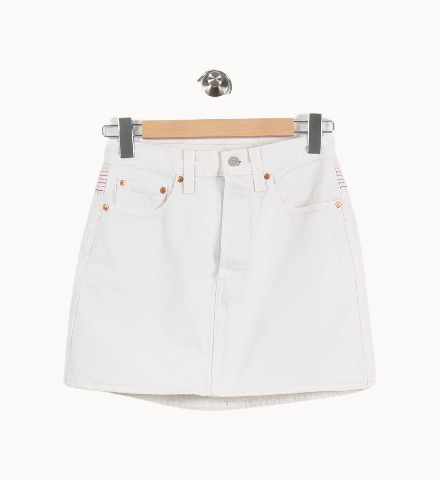 Short & midi skirt LEVI'S - Seconde main White
