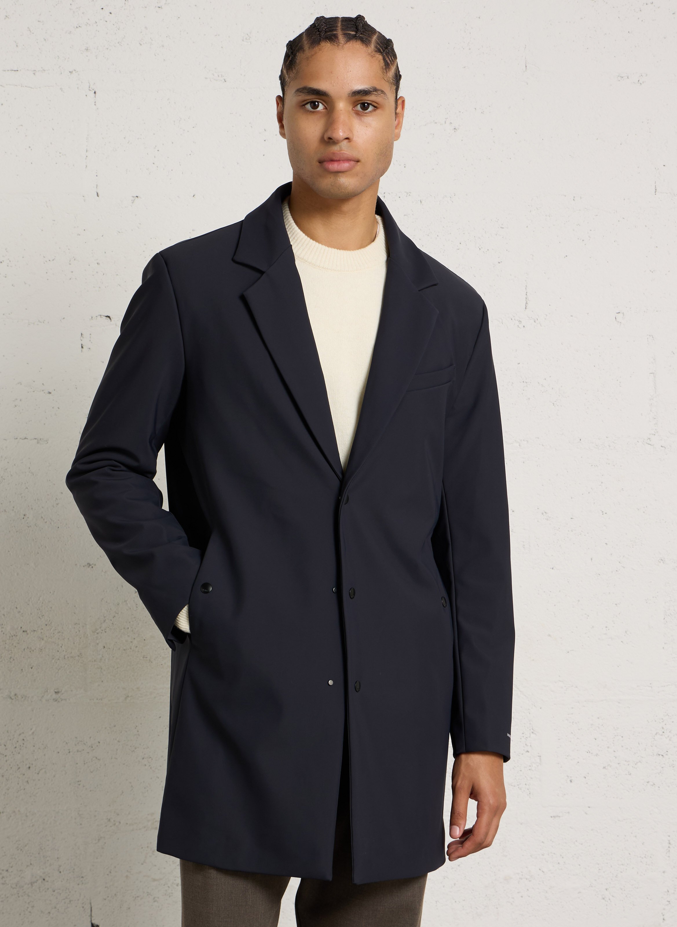 Parka 2-en-1 col tailleur IKKS Bleu