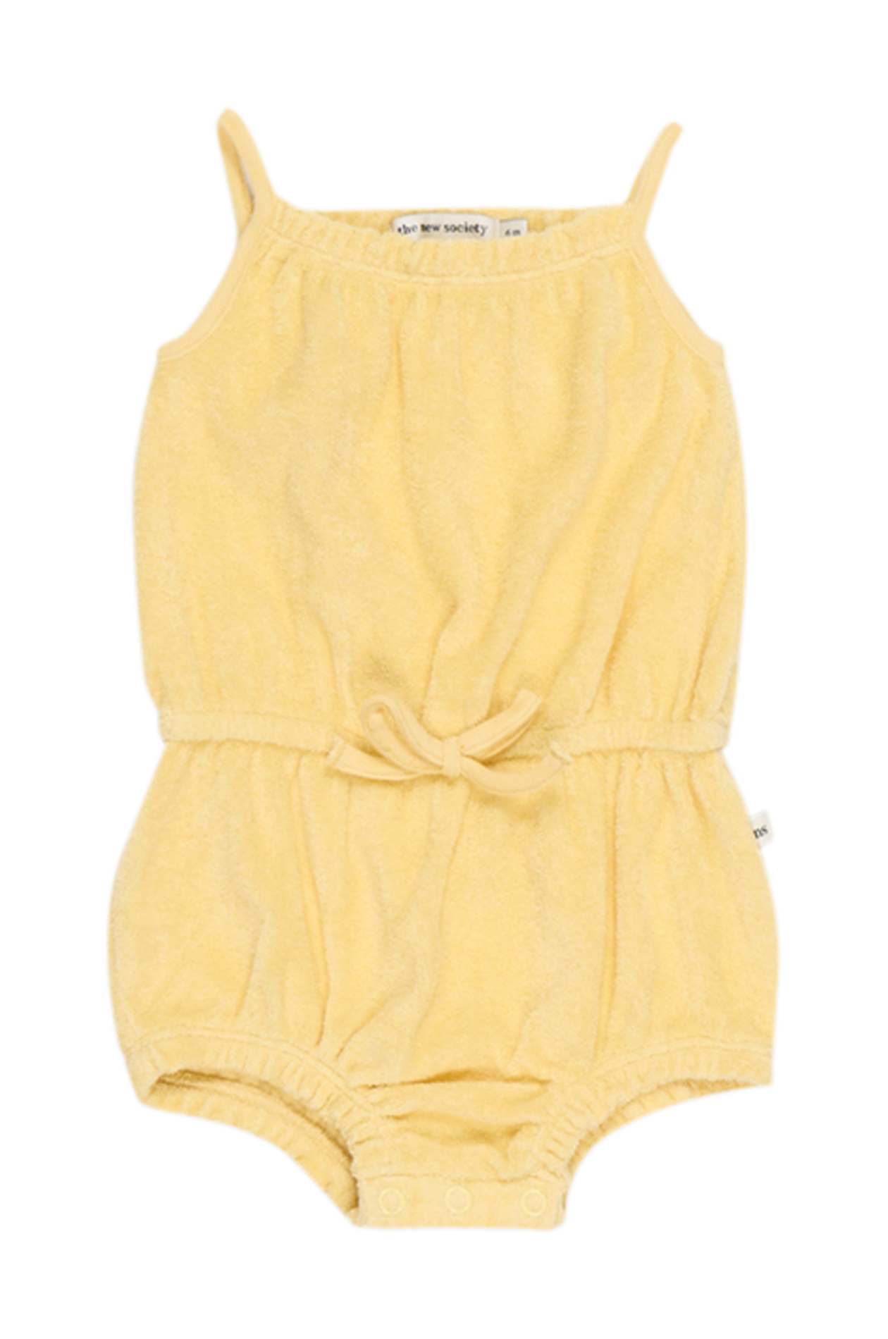 Spielanzug aus Baumwolle mit eckigem Ausschnitt THE NEW SOCIETY Gelb