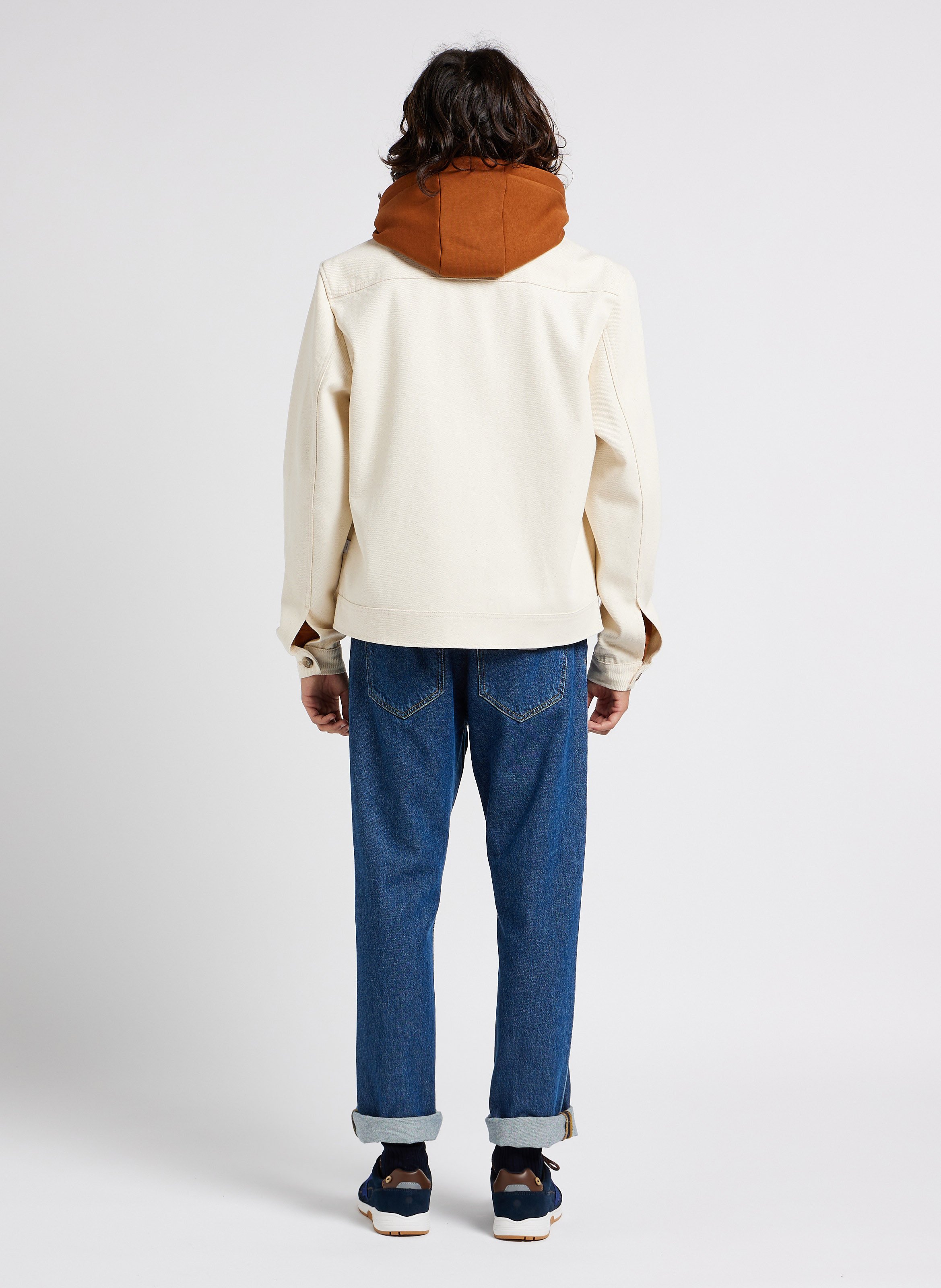 Veste col classique en coton LES DEUX Beige