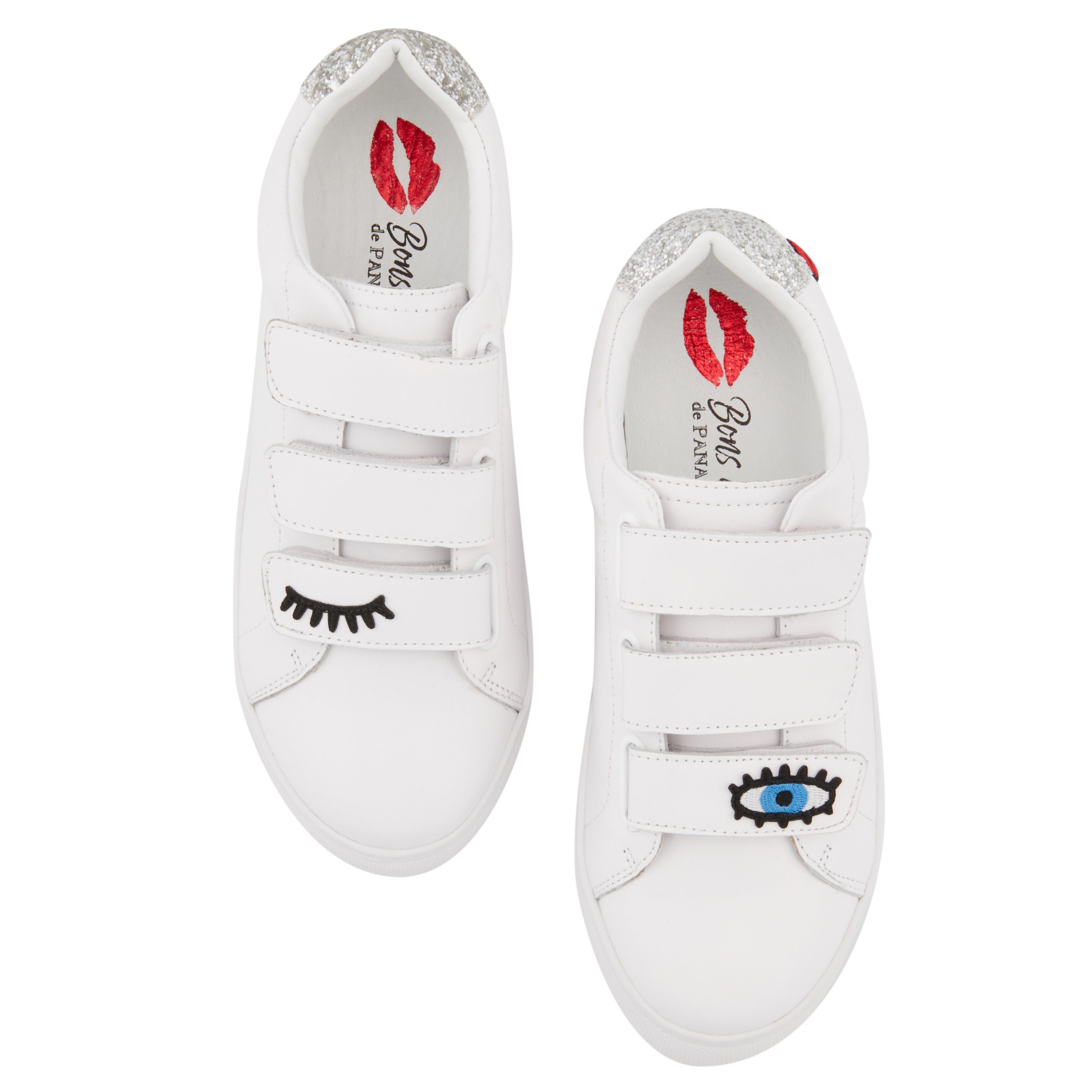 Leather sneakers BONS BAISERS PARIS White