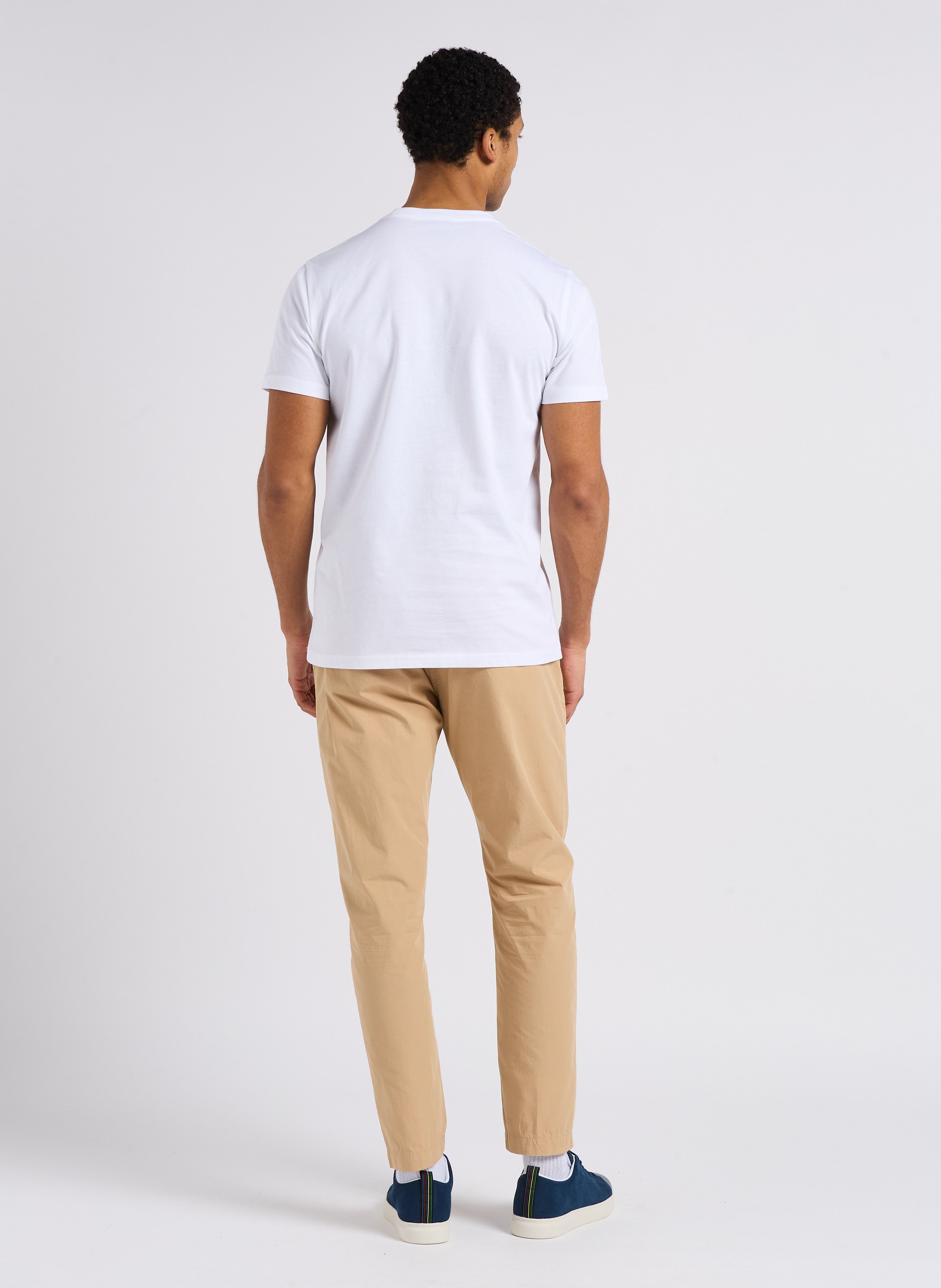 Straight-leg organic cotton pants PAUL SMITH Brown