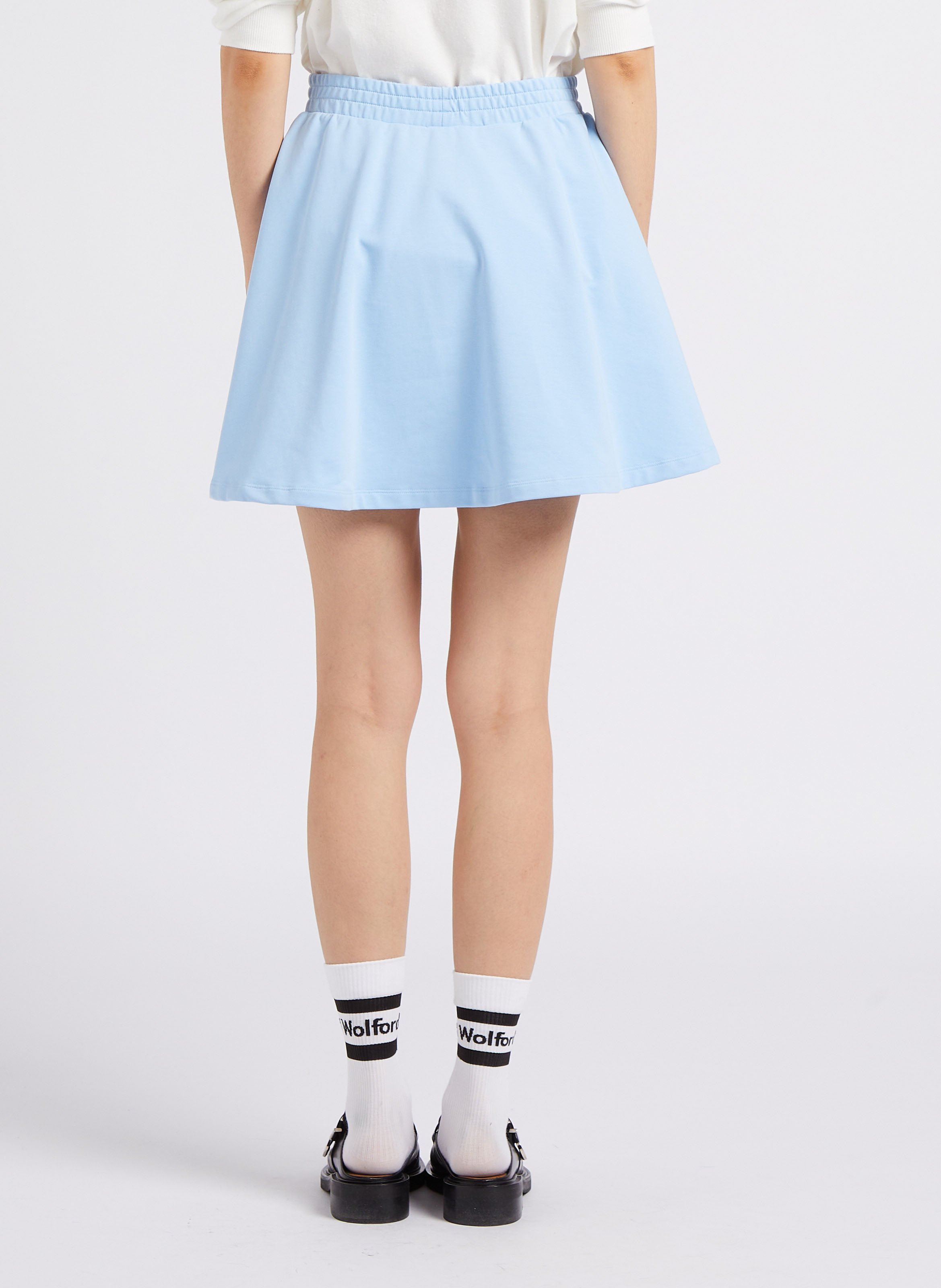 A-lijnrok van katoenmix ADIDAS Blauw