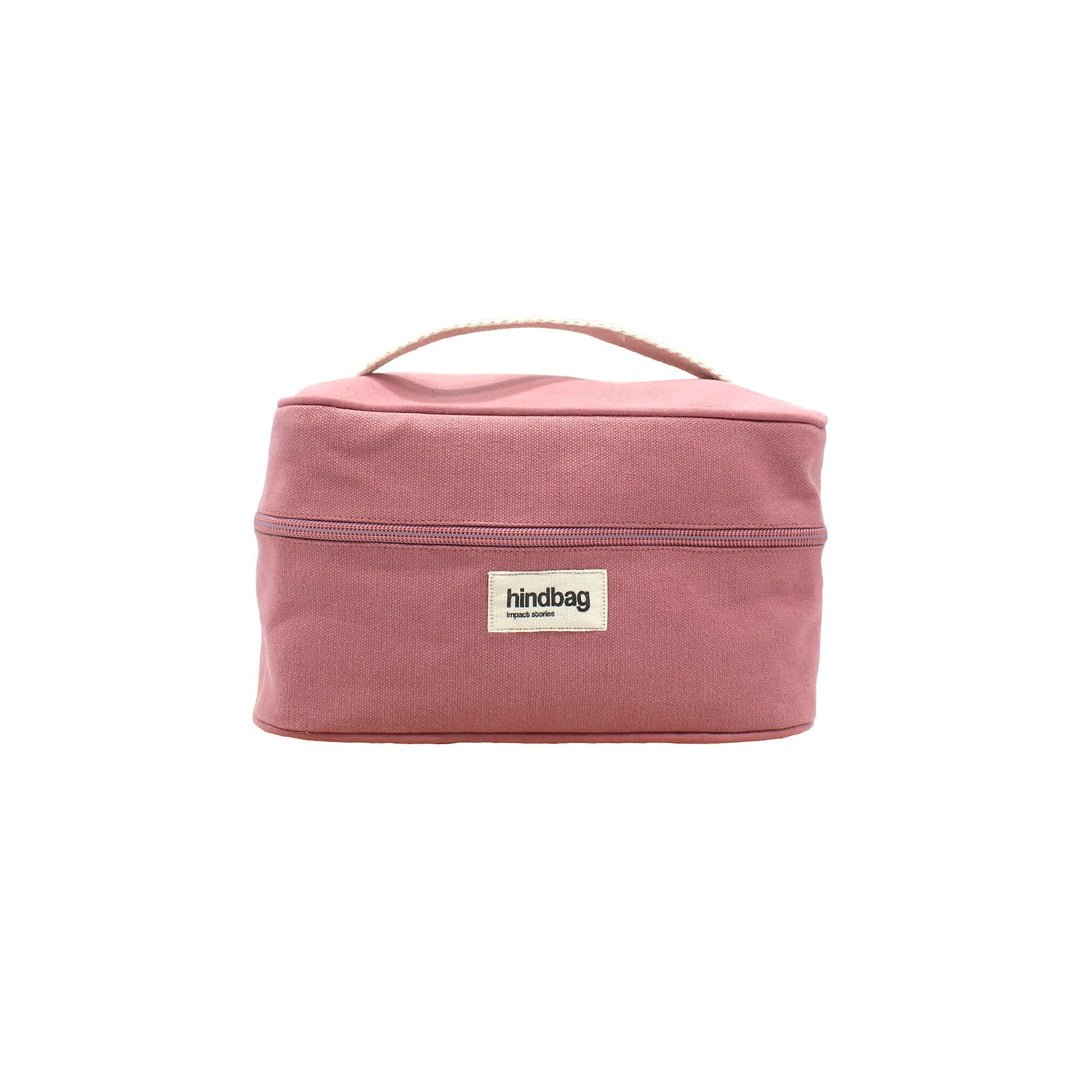Cotton toiletry bag  Rose blush