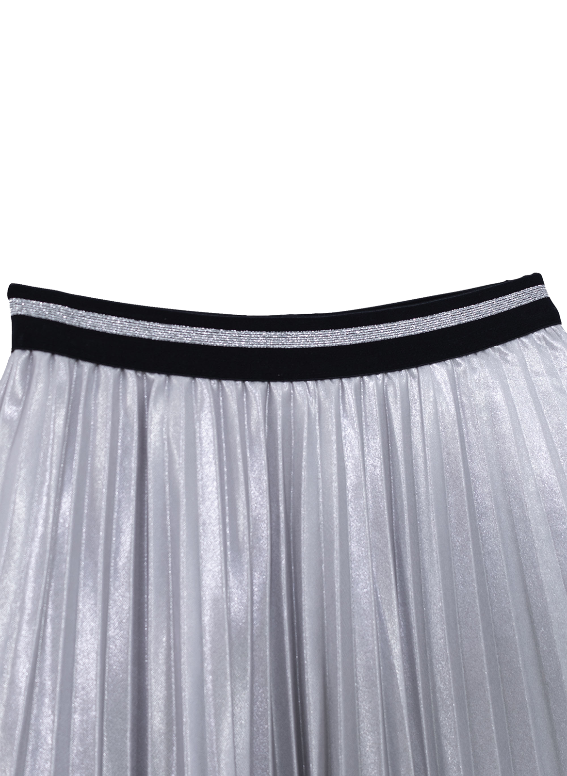 Jupe midi plissé  IKKS JUNIOR Argent