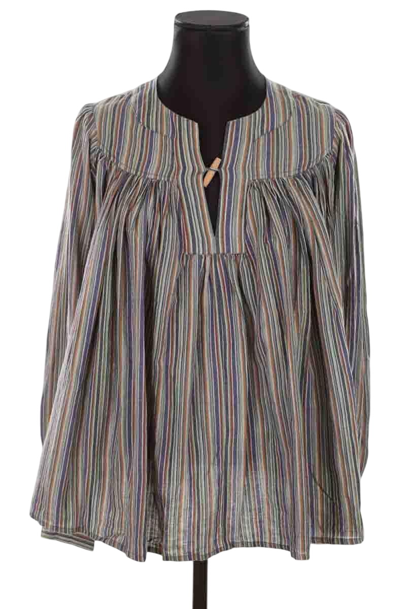 Cotton blouse LAURENCE BRAS - Seconde Main Multicolored