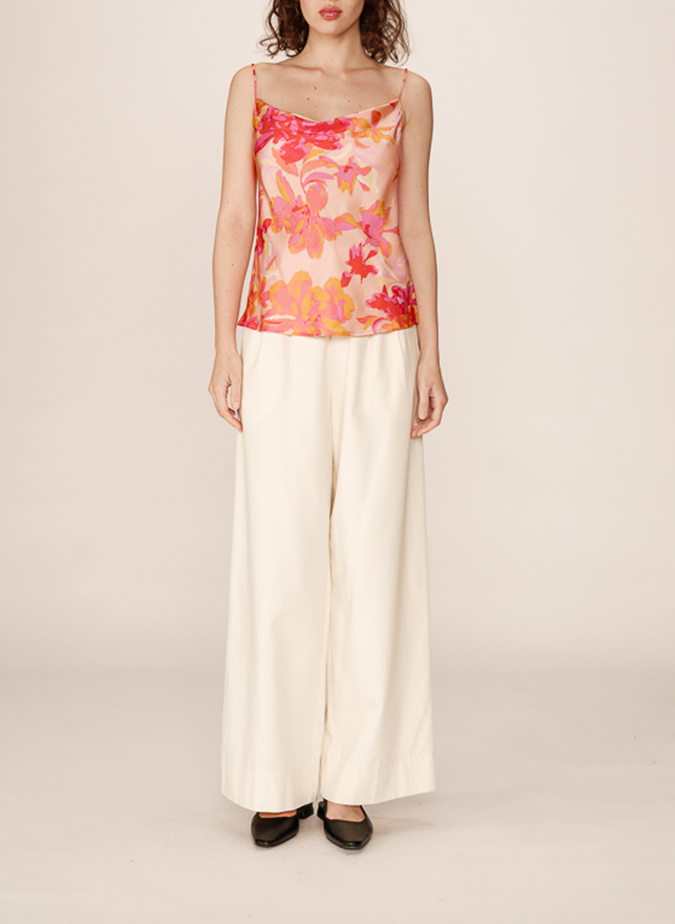 Débardeur encolure bénitier  Rose