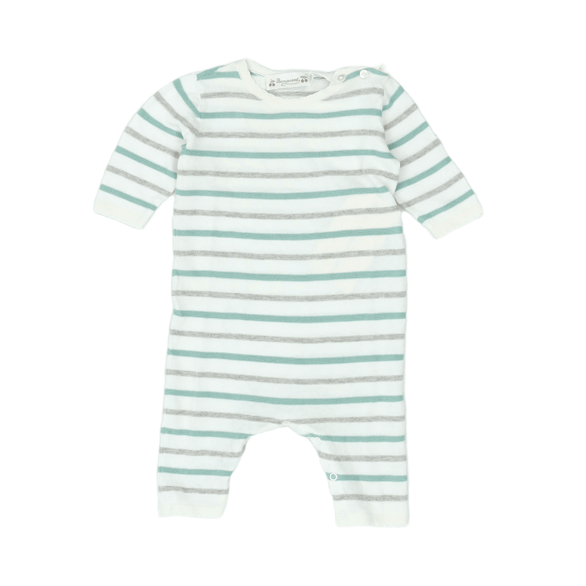 White Baby Pajamas - 3 months BONPOINT - Seconde Main White