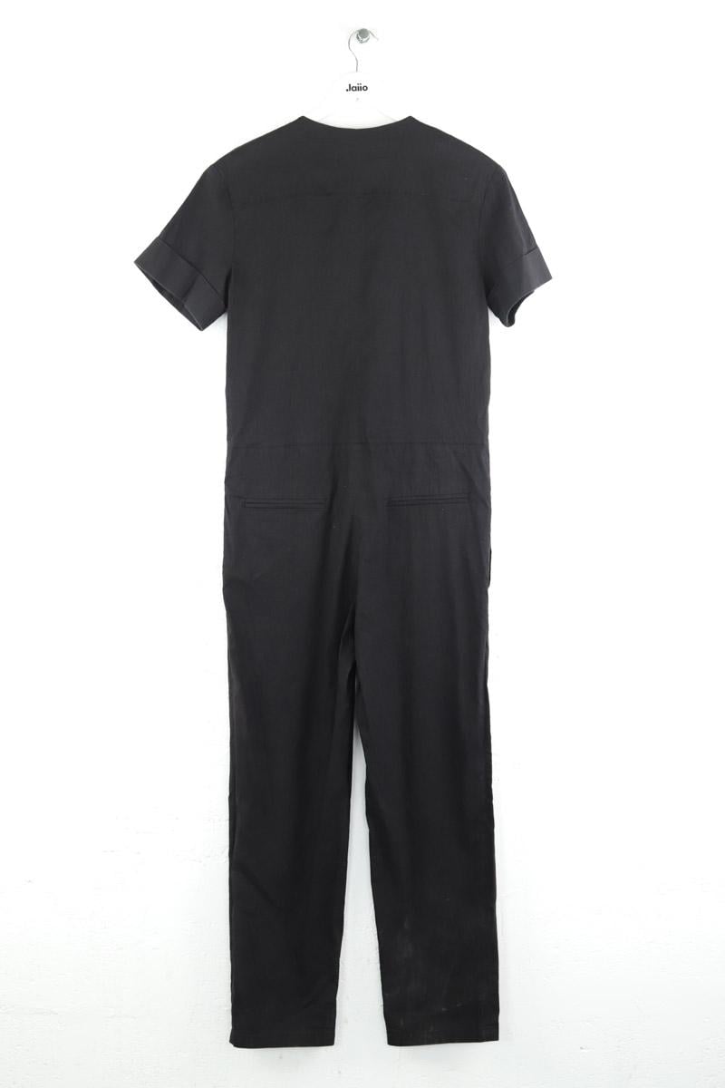 Cotton jumpsuit ISABEL MARANT ÉTOILE - SECONDE MAIN Black