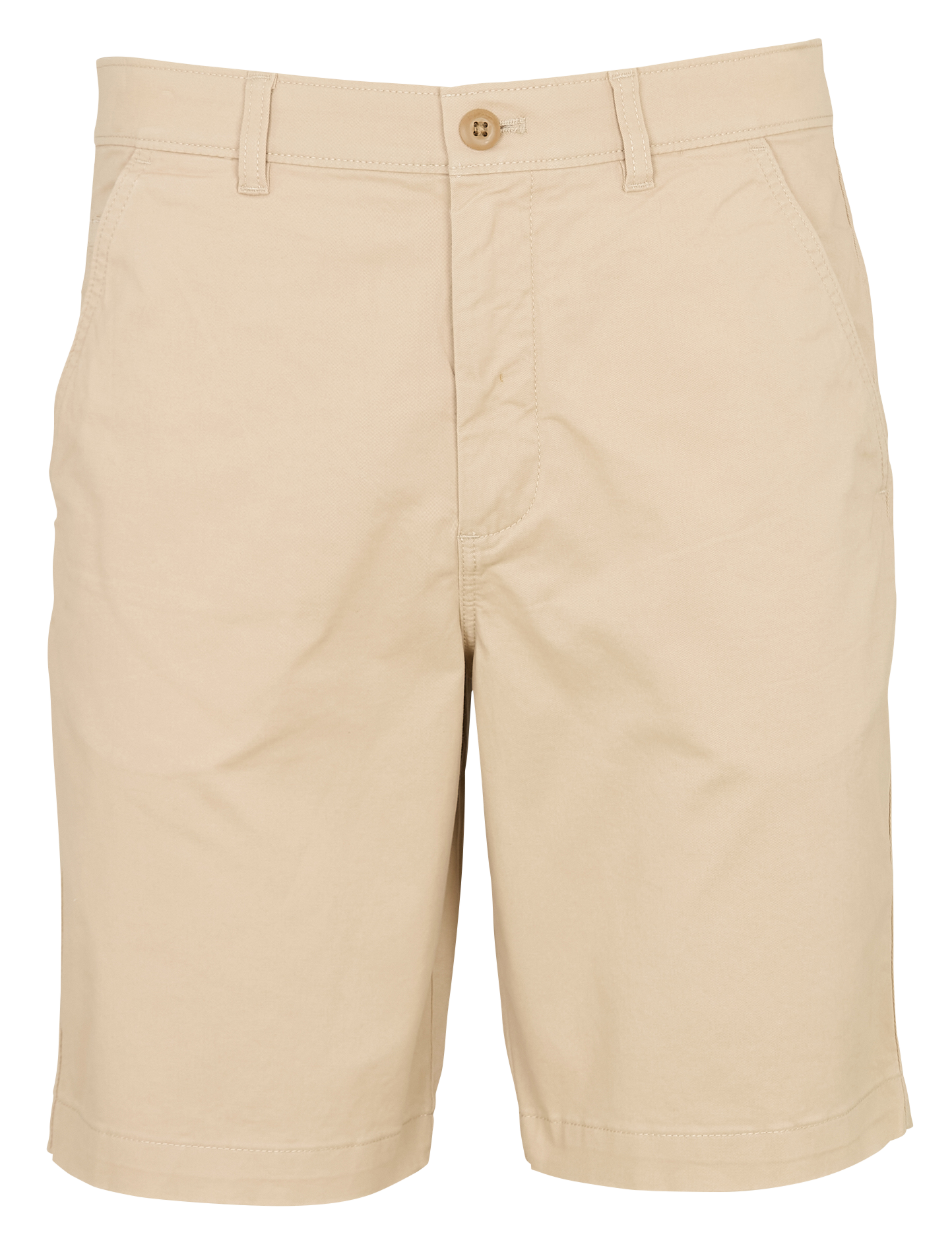 Short solid color chino in blended cotton. CALVIN KLEIN Beige