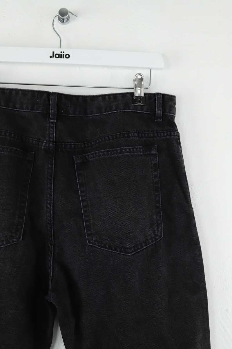 Slim-fit stretch cotton jeans with regular waist ISABEL MARANT - Seconde Main Black