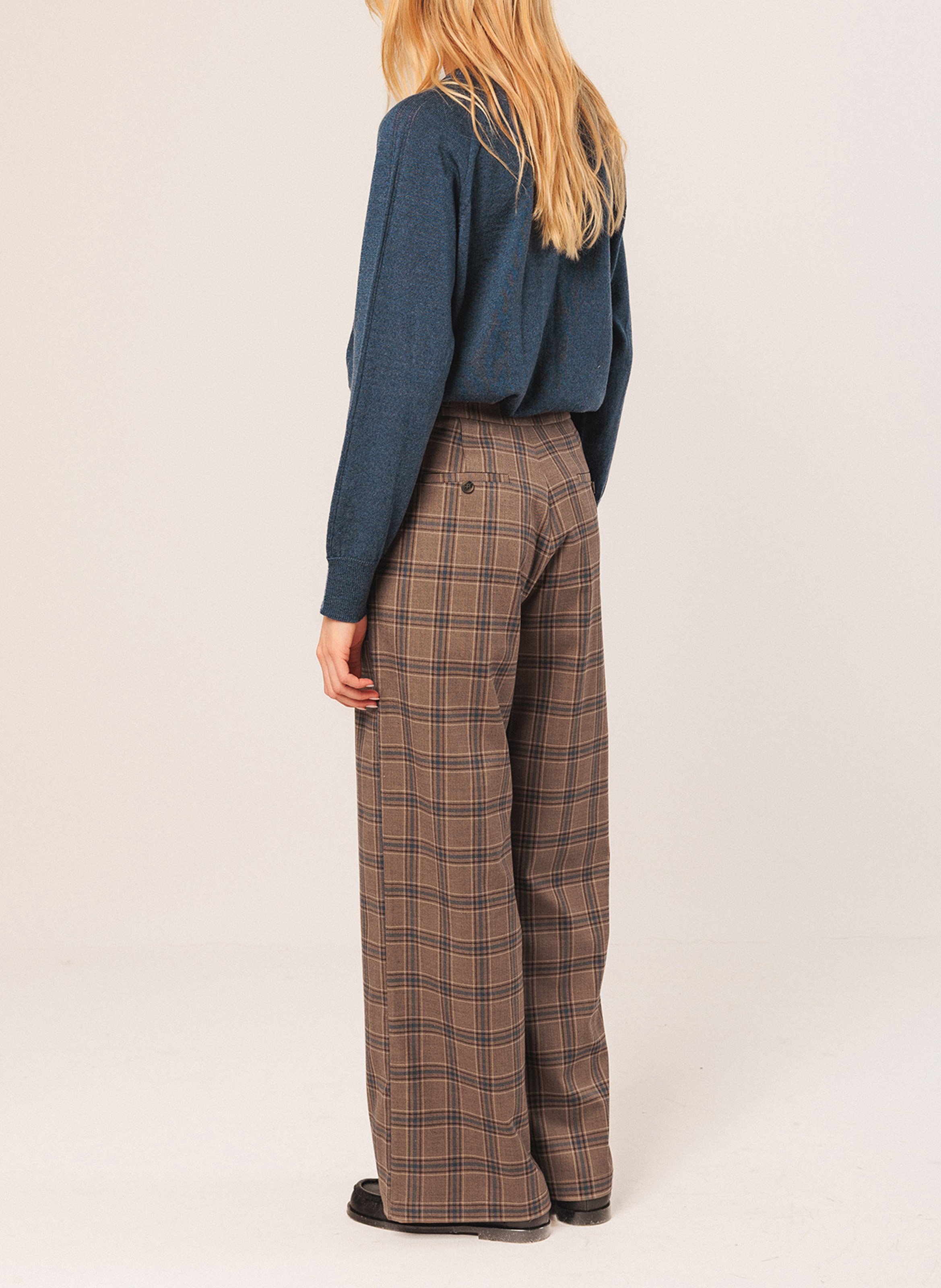 Wide trousers INDI & COLD Brown