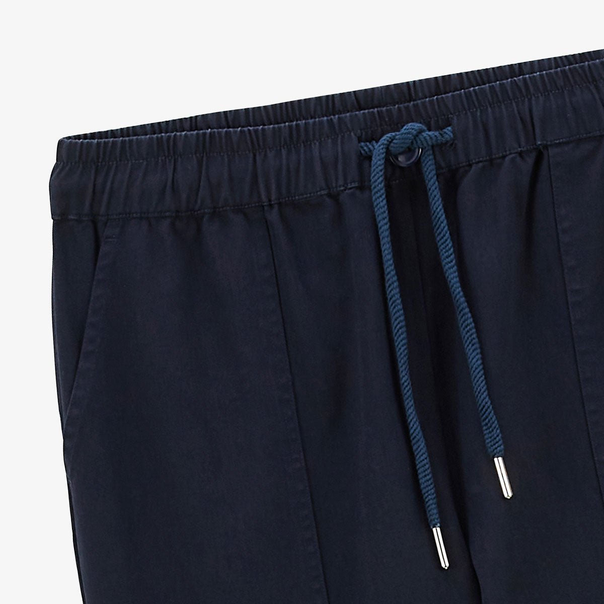 Tapered cut pants with elastic waistband SERGE BLANCO Blue