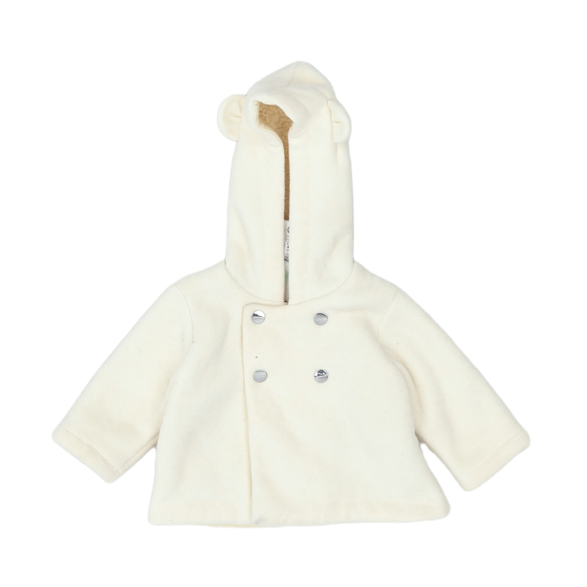 White baby coat - 6 months JACADI - Seconde Main White