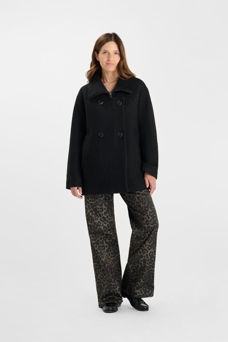 Coat LE TEMPS DES CERISES Black