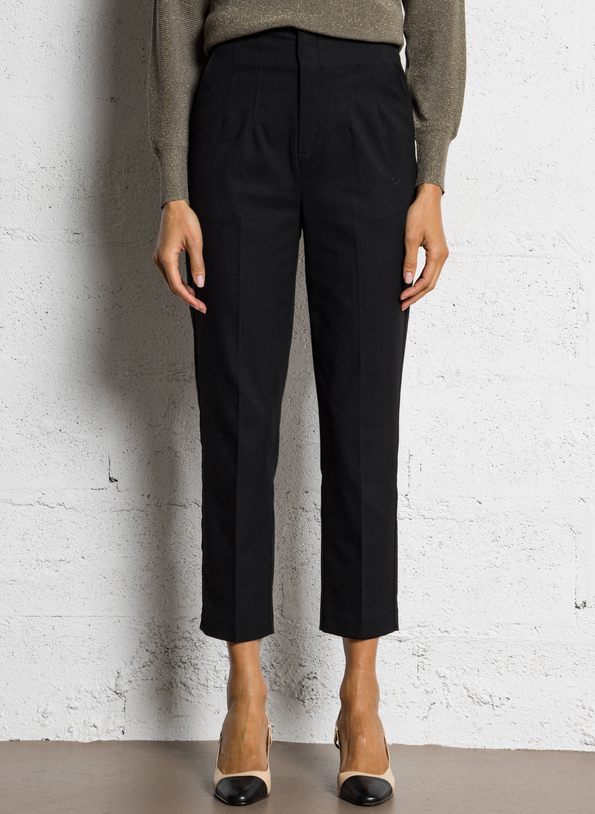 Pantalon droit  SUD EXPRESS Noir
