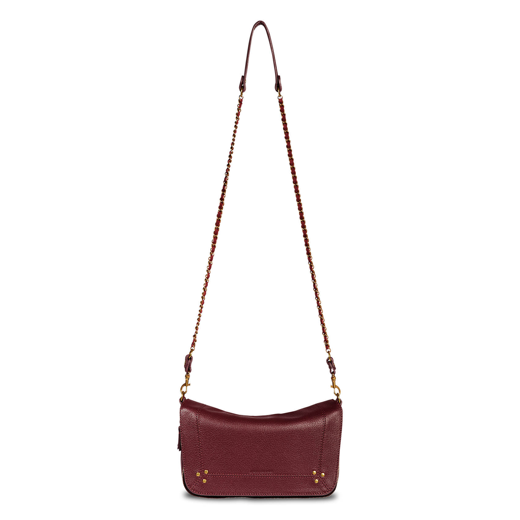 Dori leather shoulder bag JEROME DREYFUSS Red