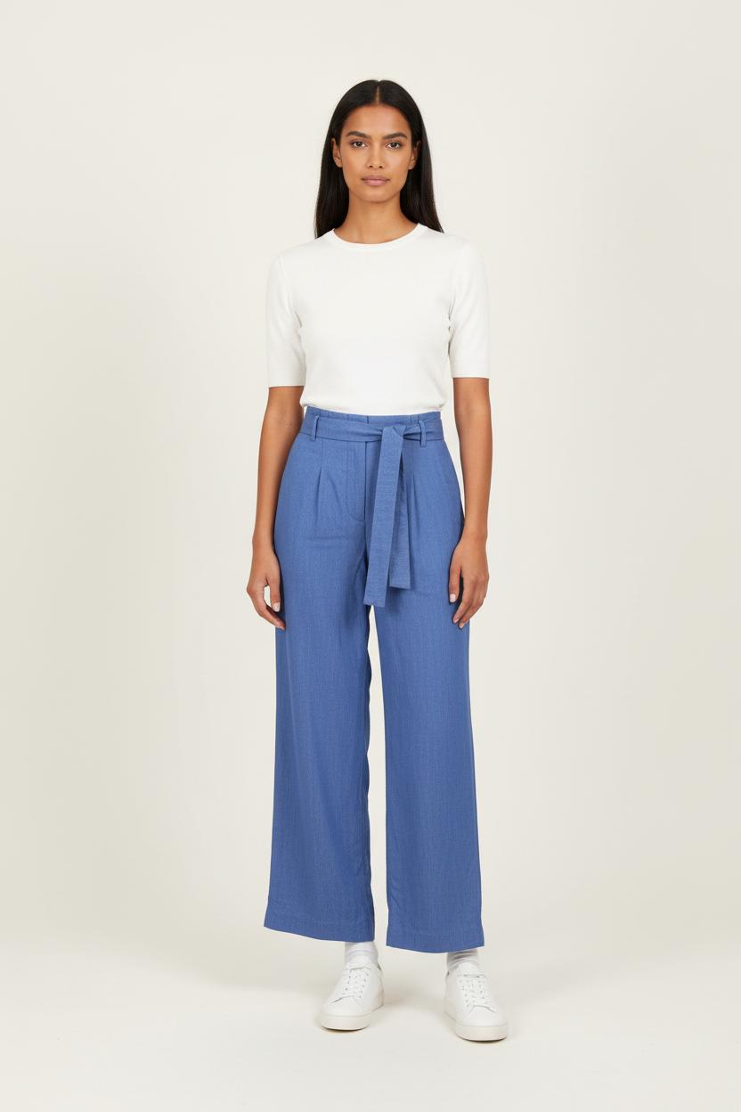 Cropped slim jeans with studs SEZANE - Seconde main Blue